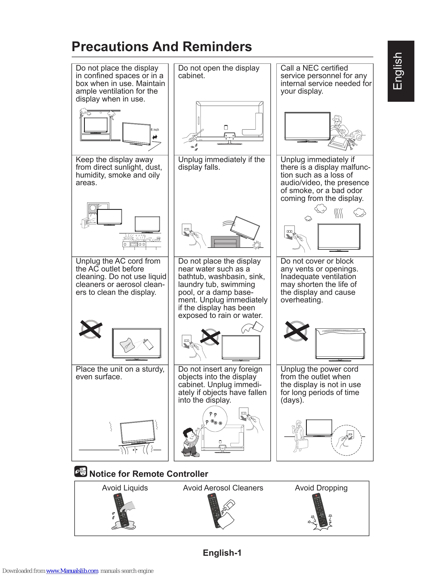 Manual for E585