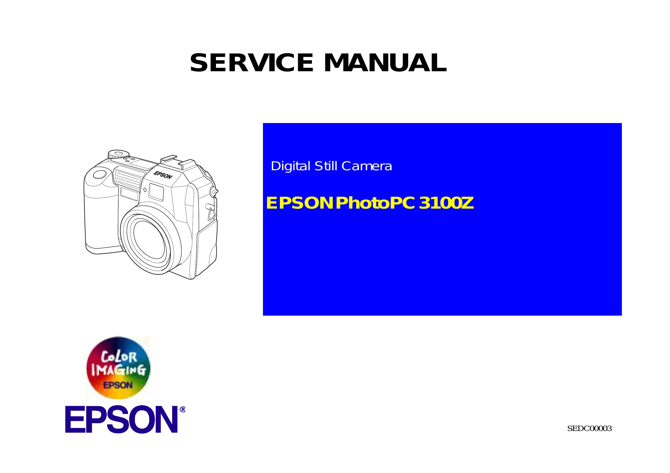 Manual for PhotoPC 3100Z