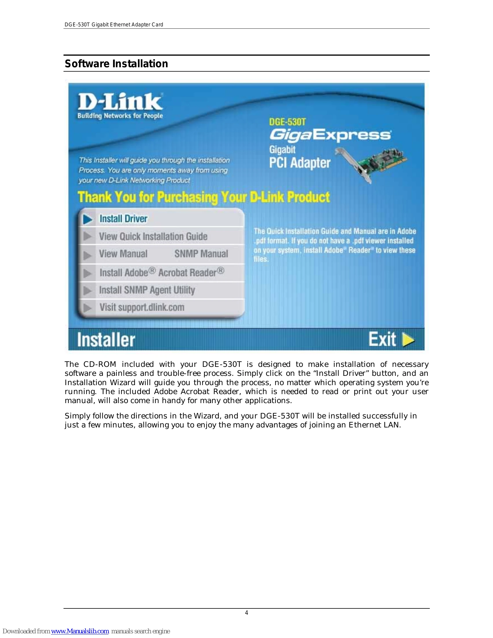 Manual for DGE-530T