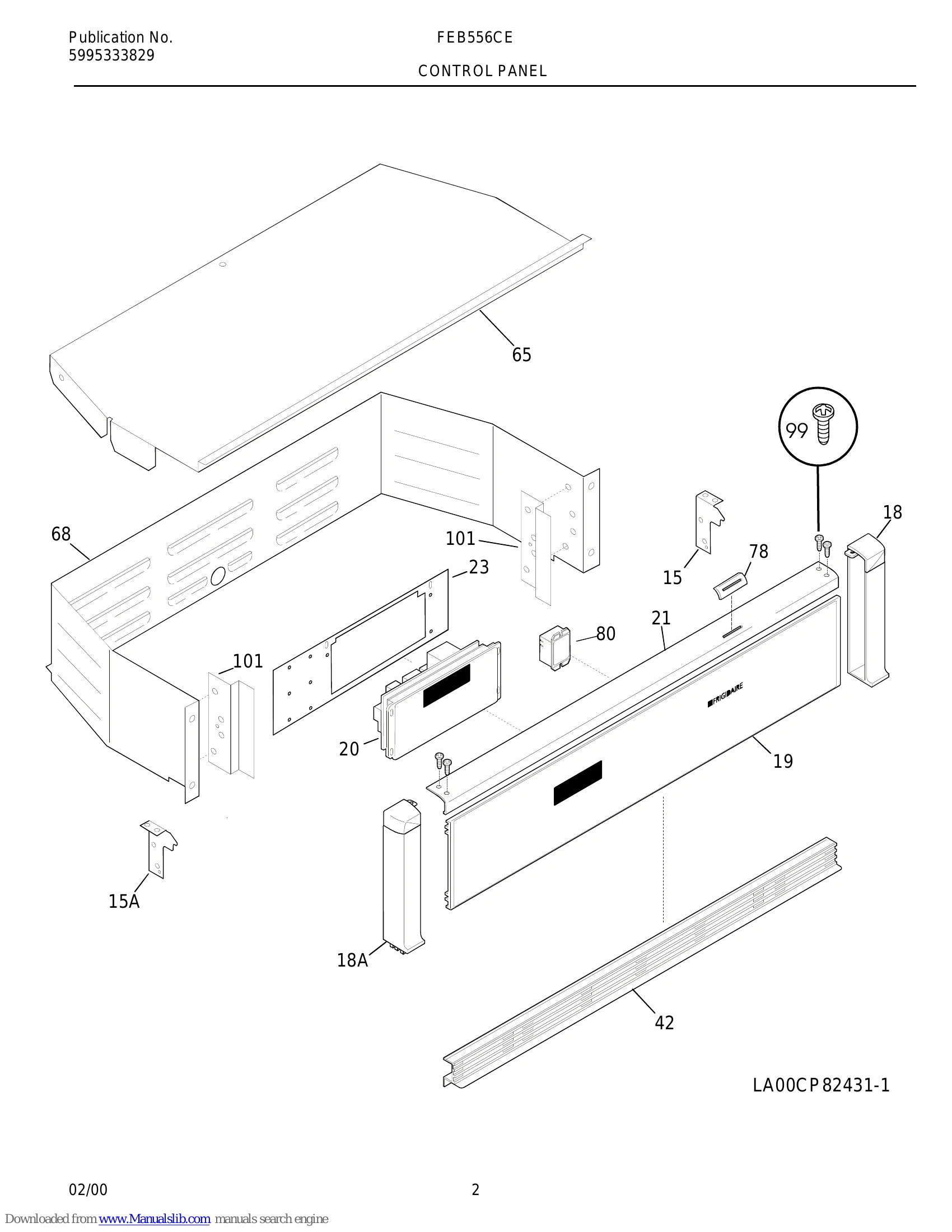 Parts/Service for FEB556CE