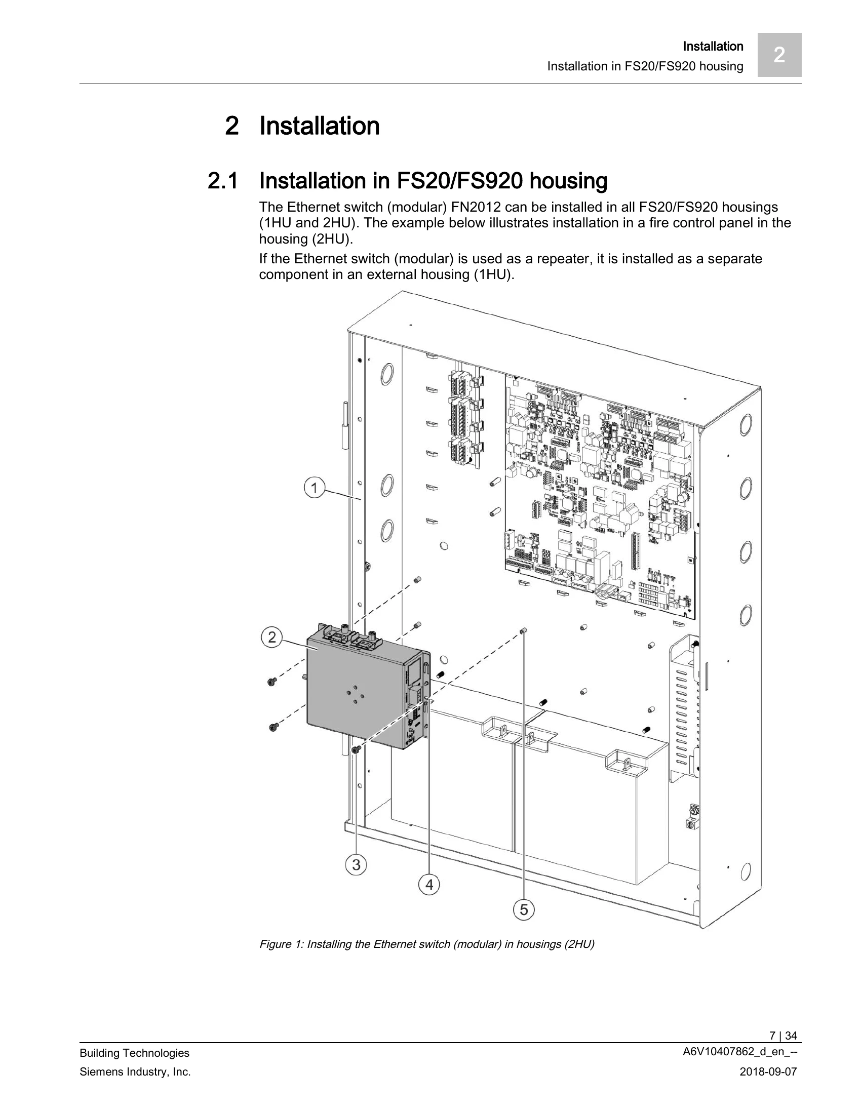 Installation Guide for FN2012-A1