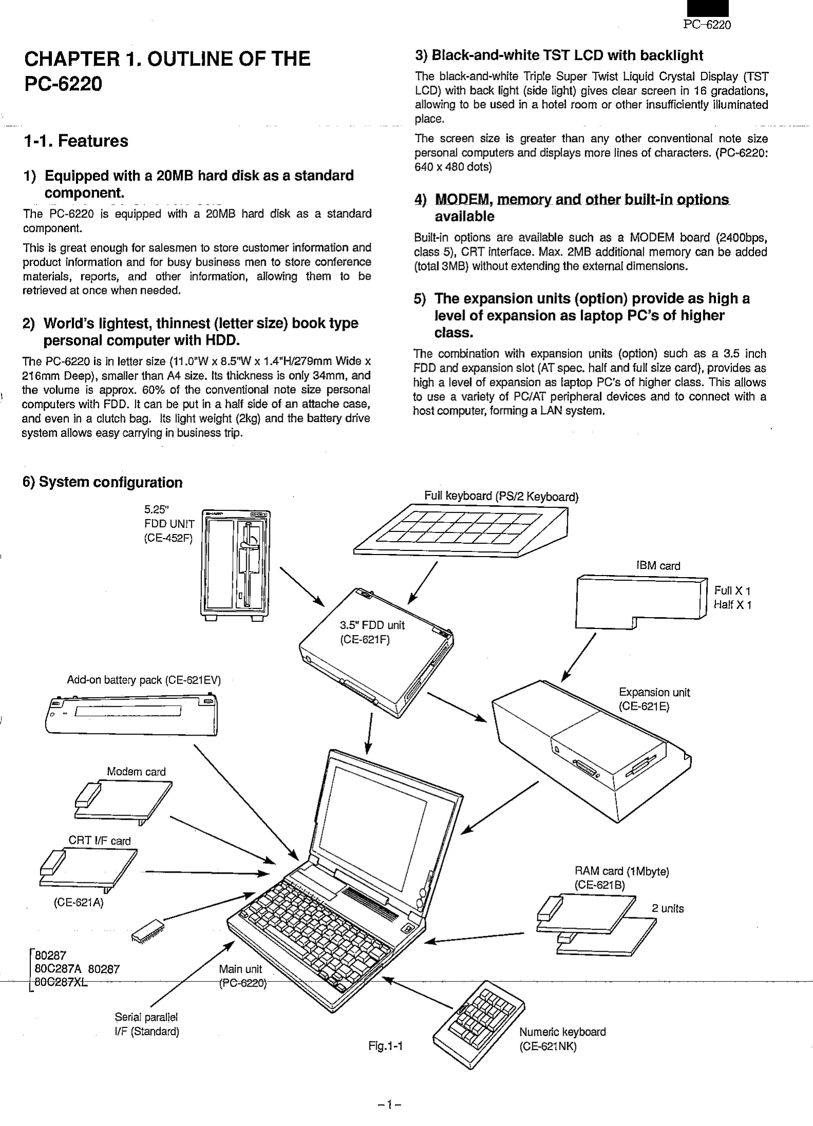 Manual for PC-6220