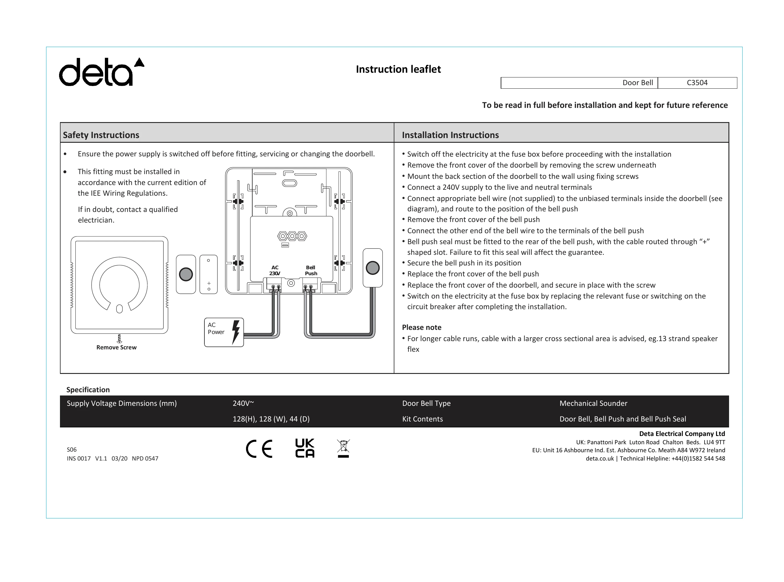Installation Guide for C3504
