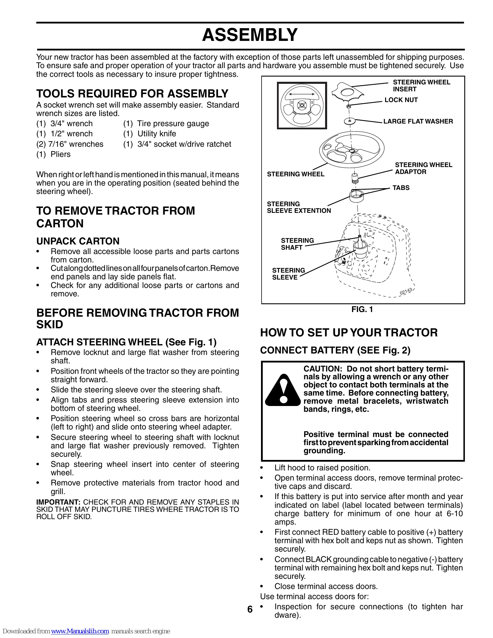 Manual for YTH1542XP