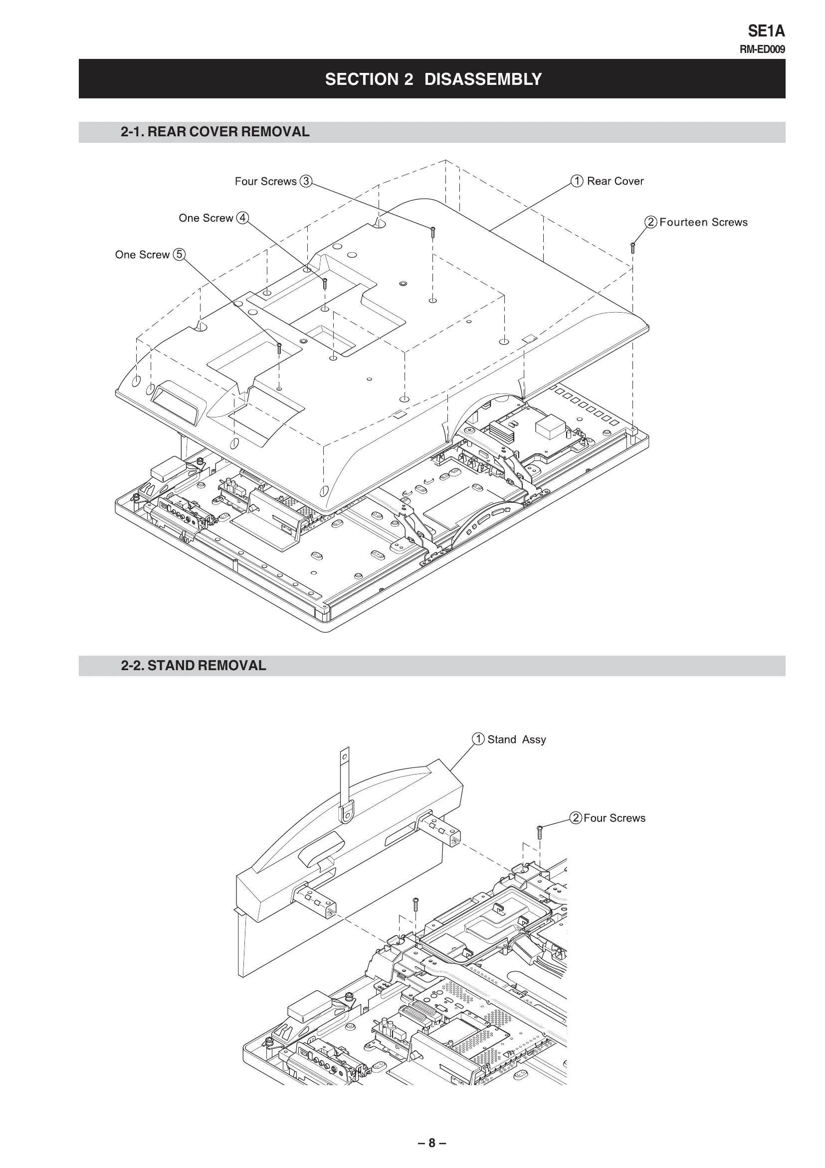 Parts/Service for KDL-32S3000