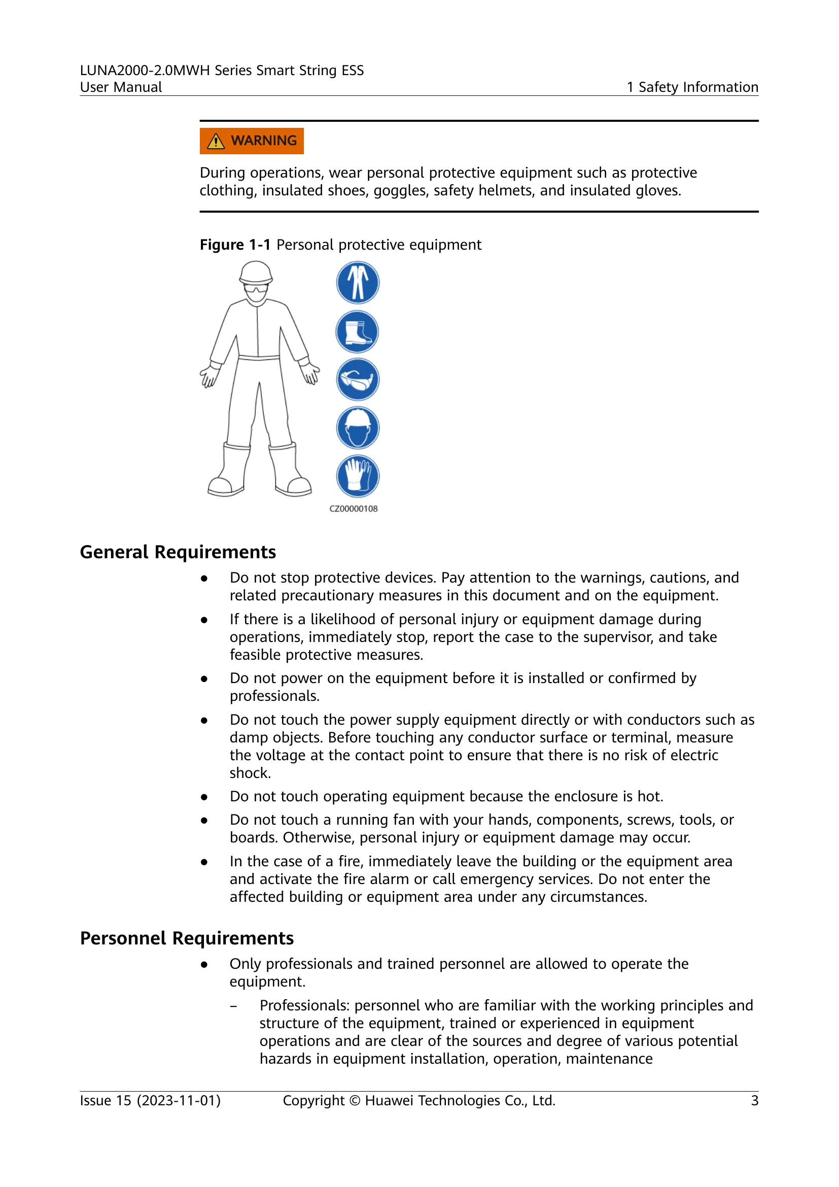 Manual for LUNA2000-2.0MWH