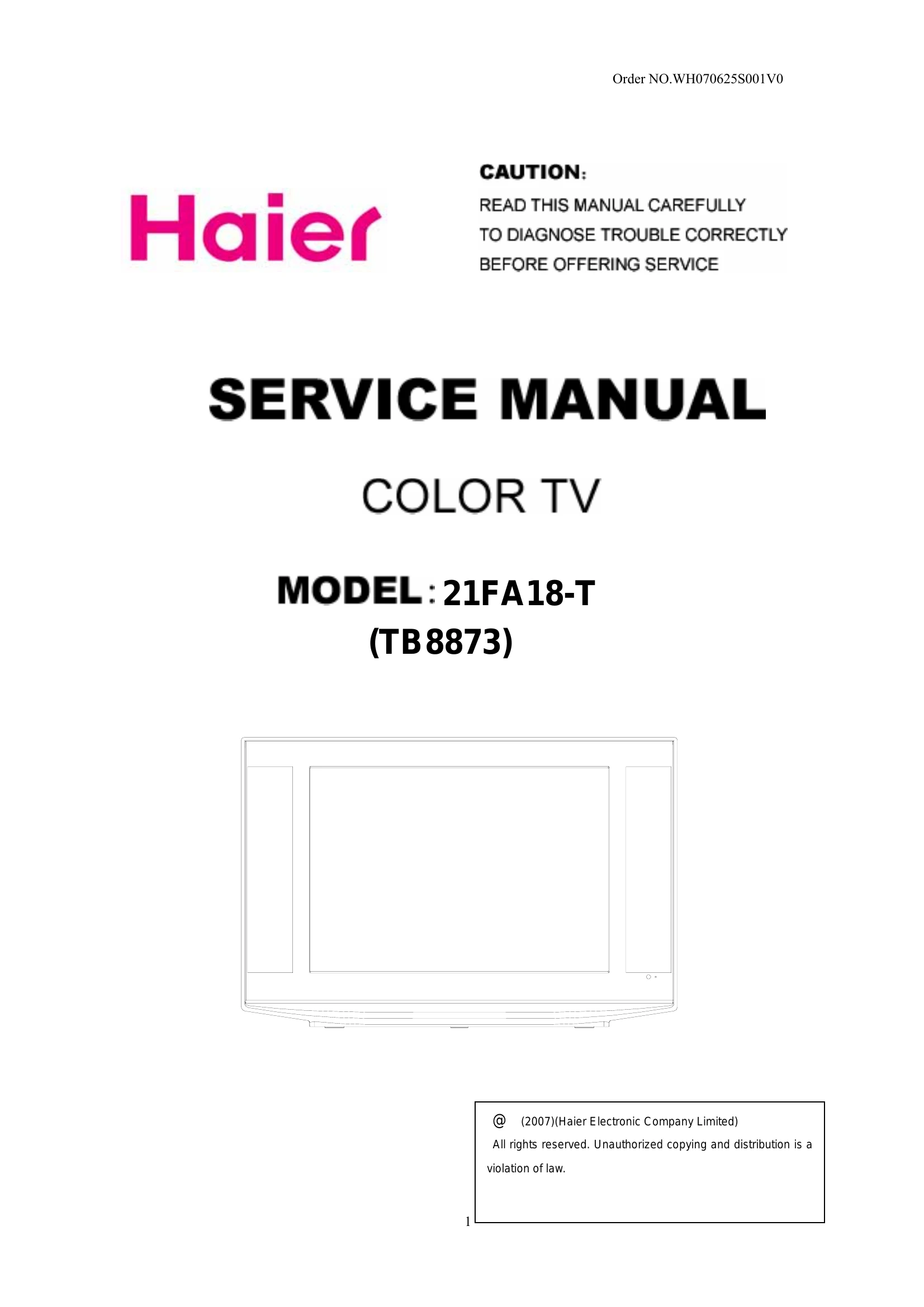 Manual for 21FA18-T