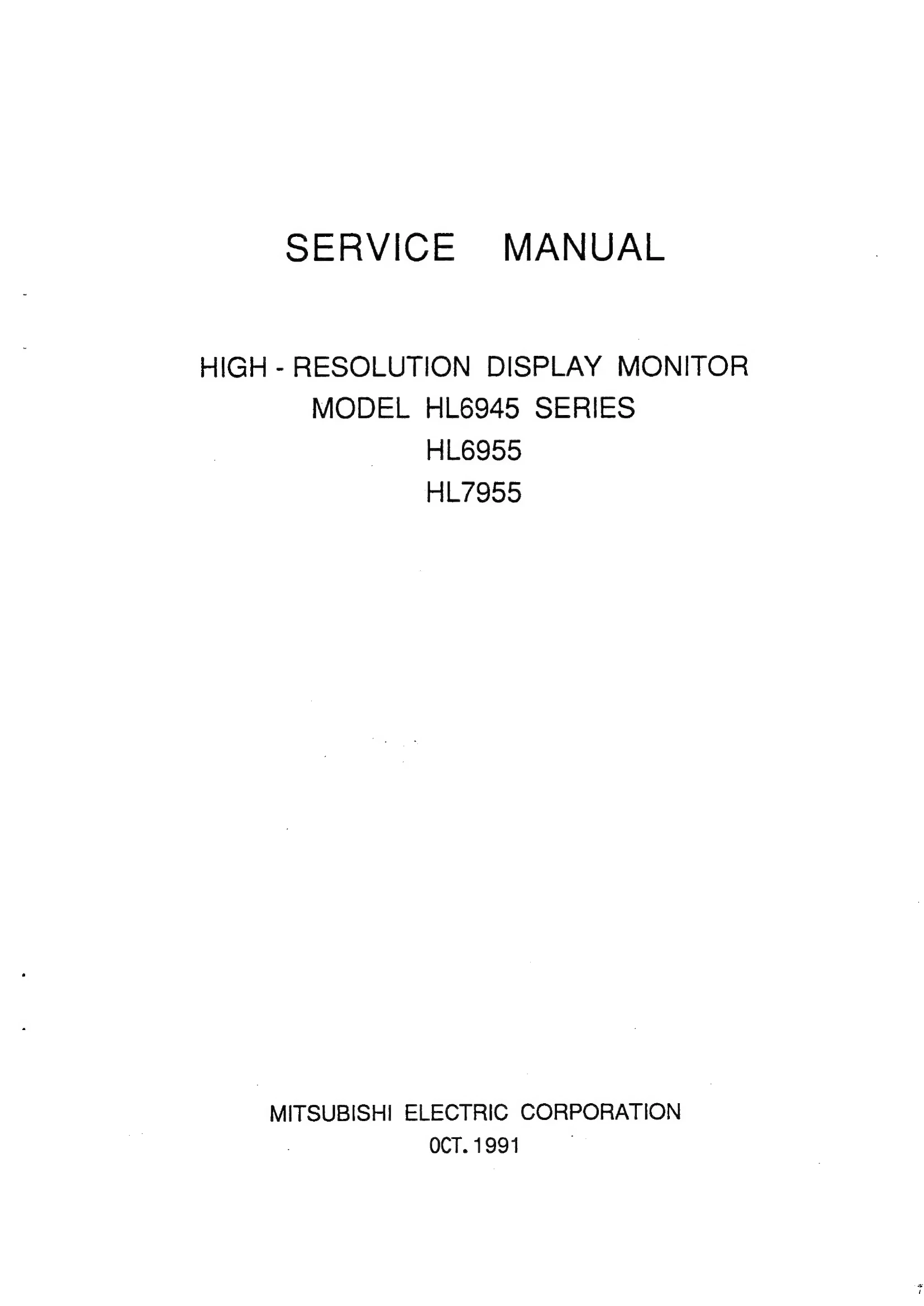 Manual for HL6945
