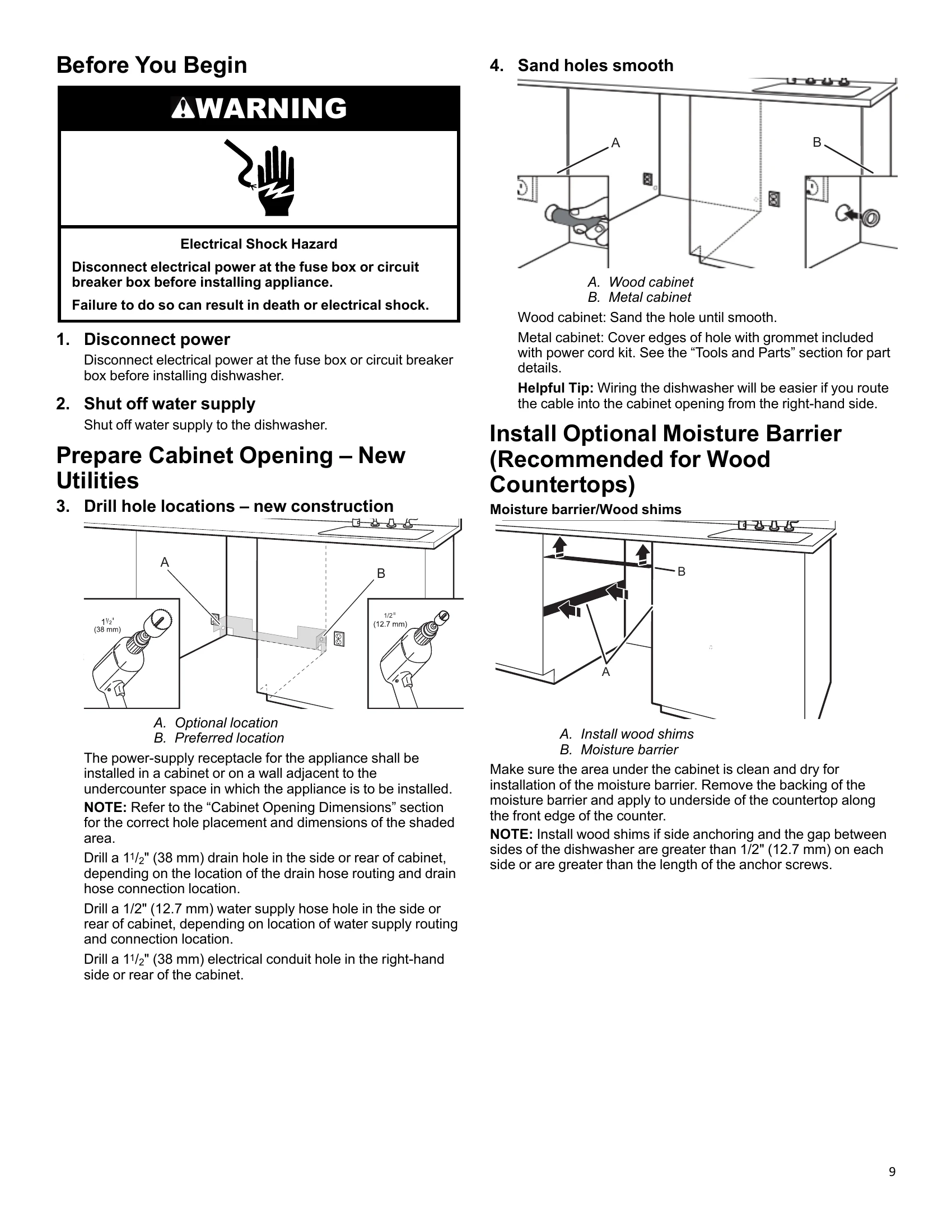 Manual for WDT730HAMZ
