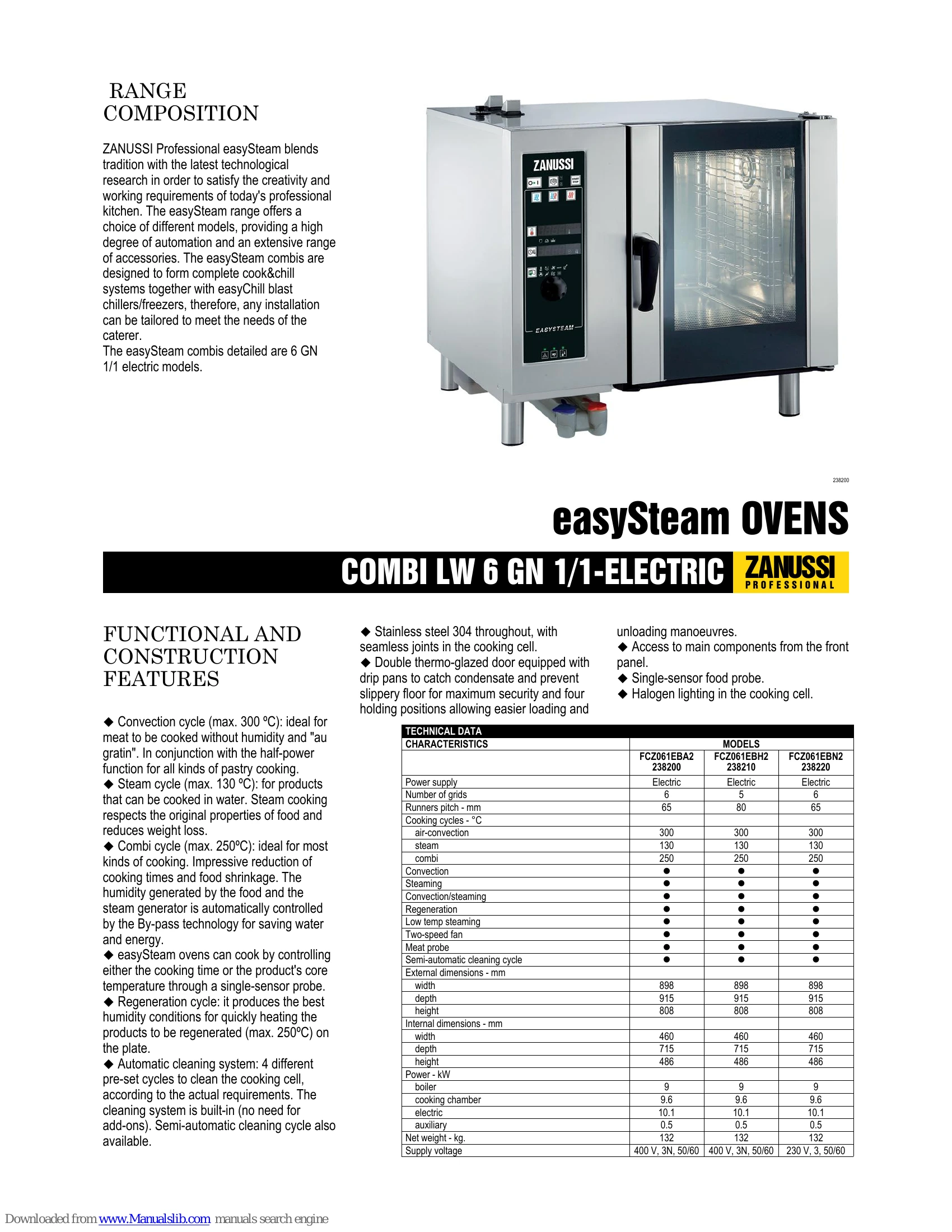 Brochure/Marketing for FCZ061EBA2