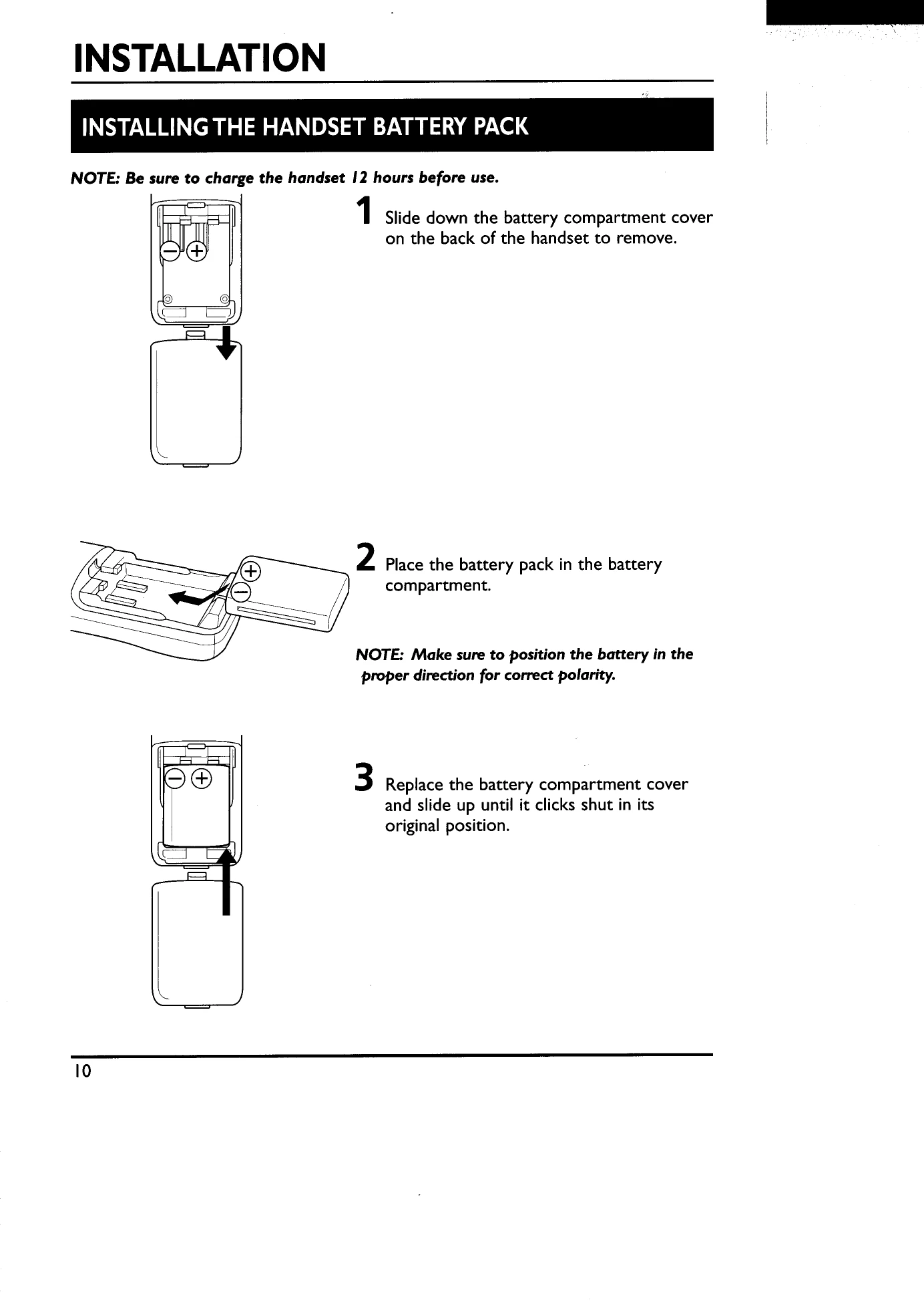 Manual for SX-2258BK