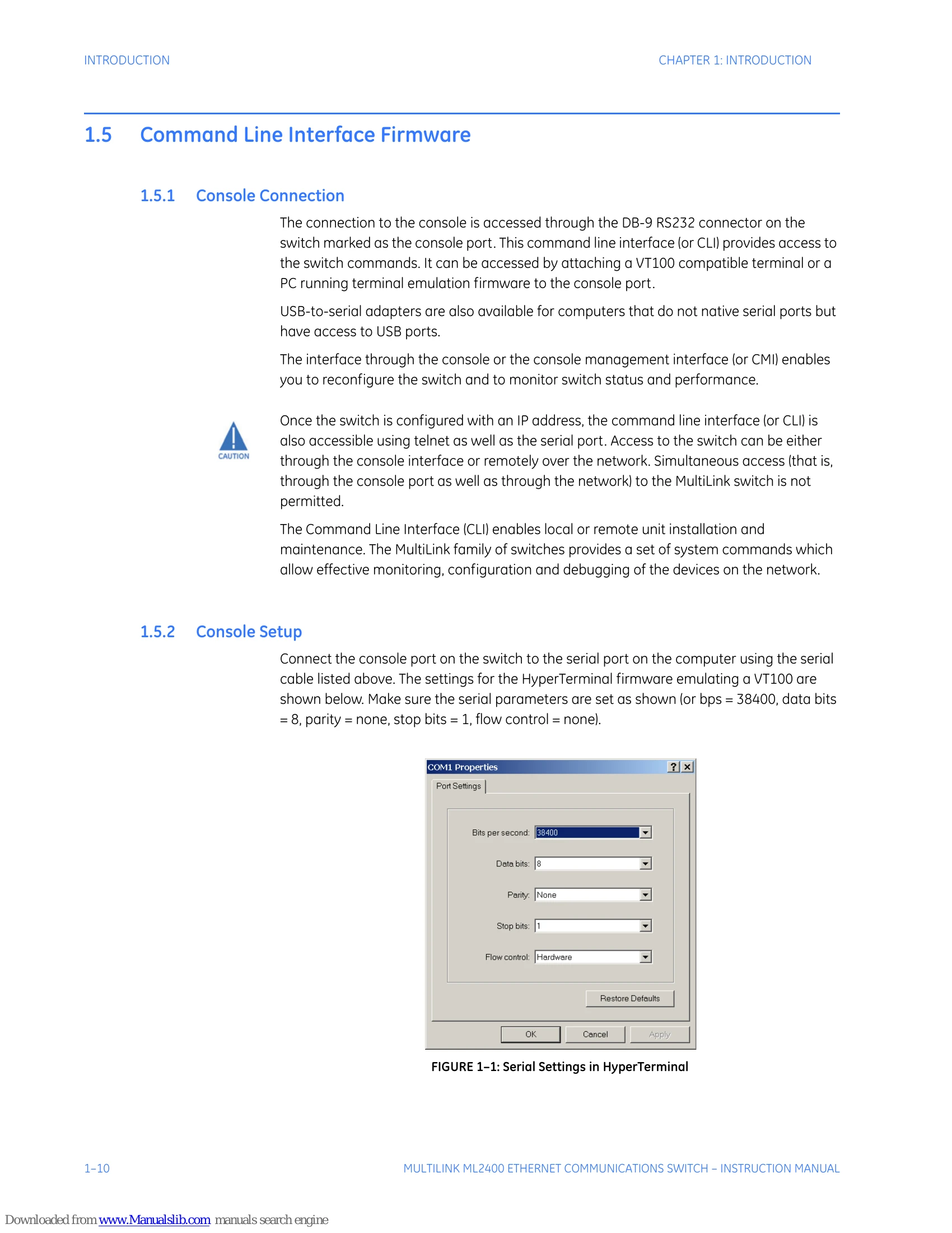 Manual for ML2400