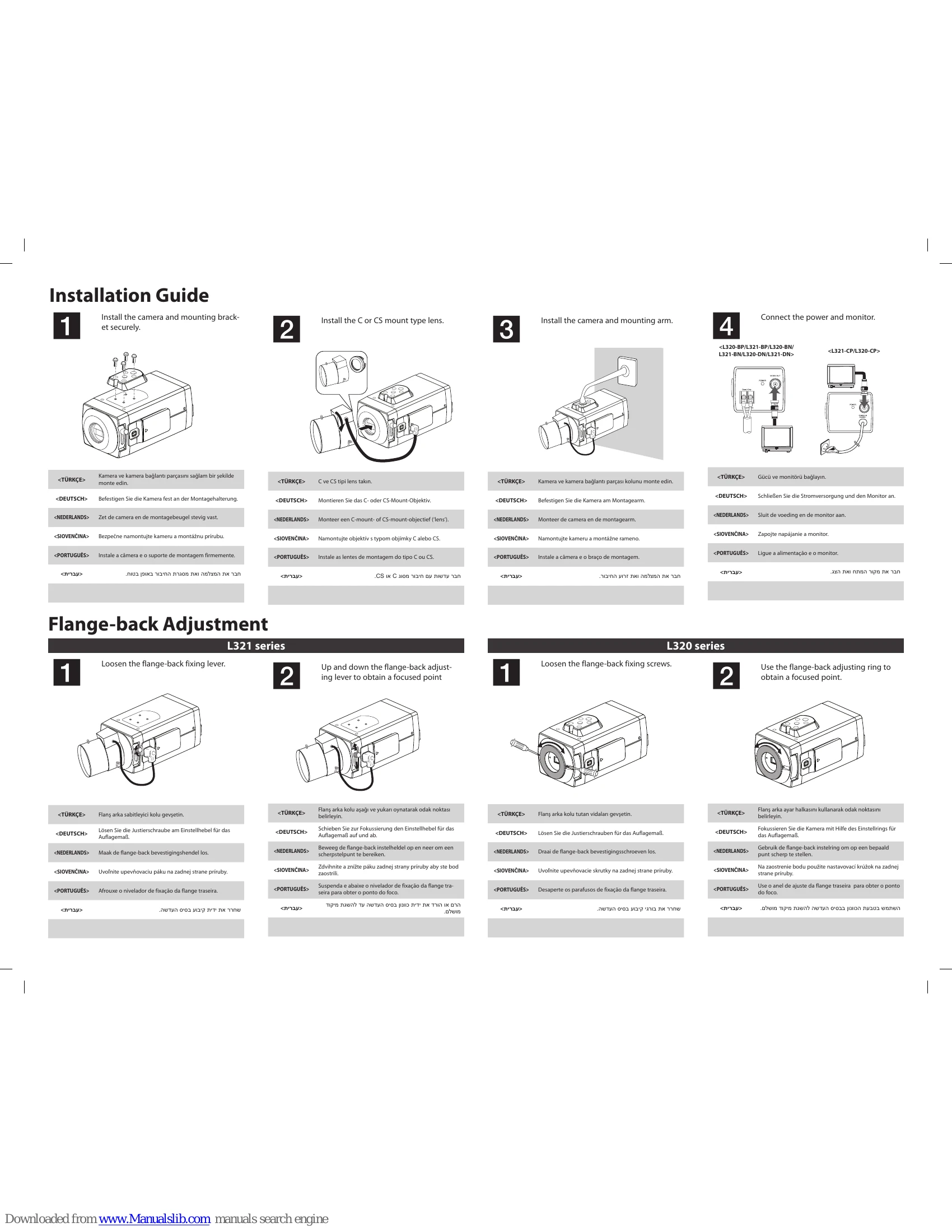 Manual for L320-BP