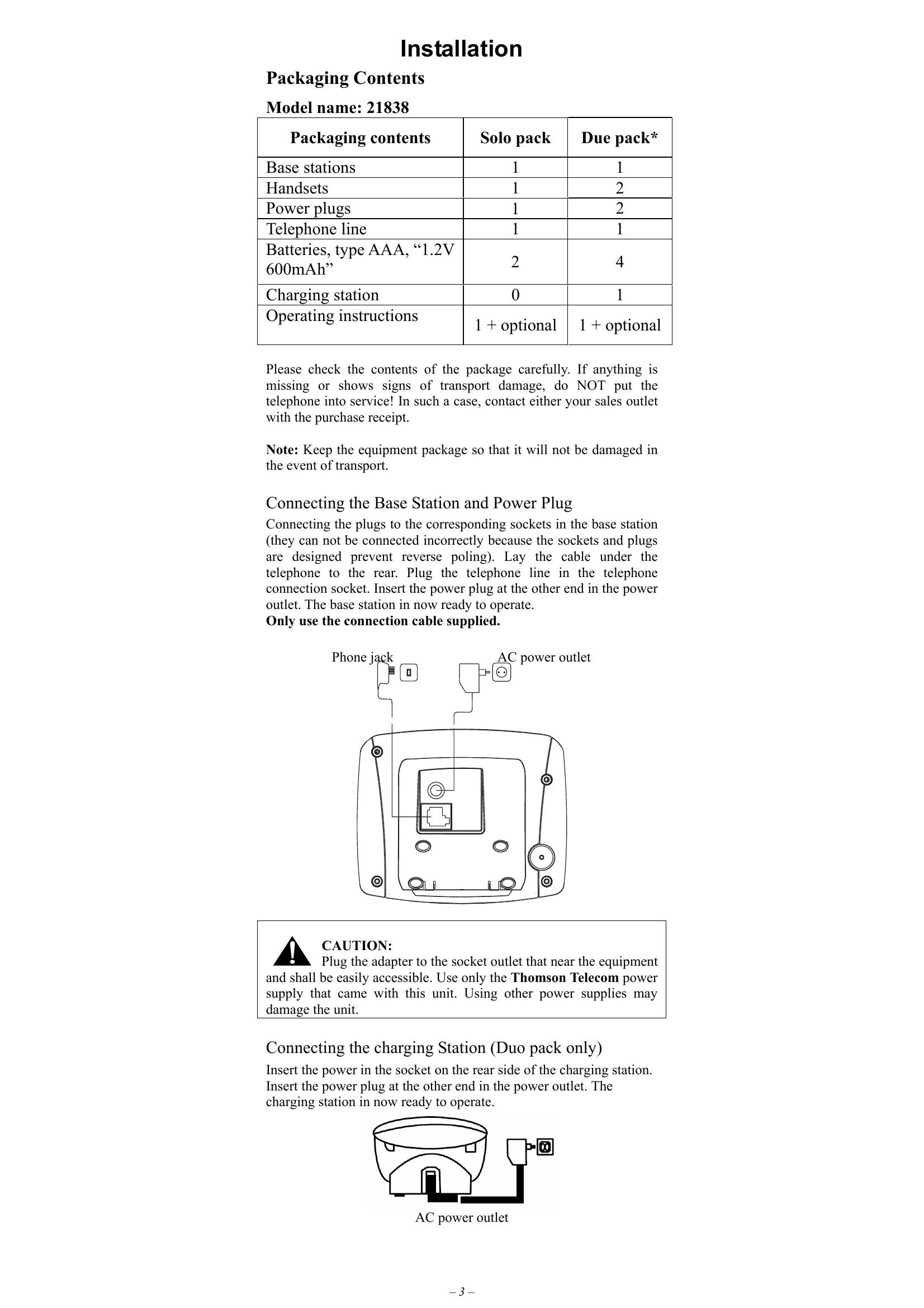 Manual for 21838