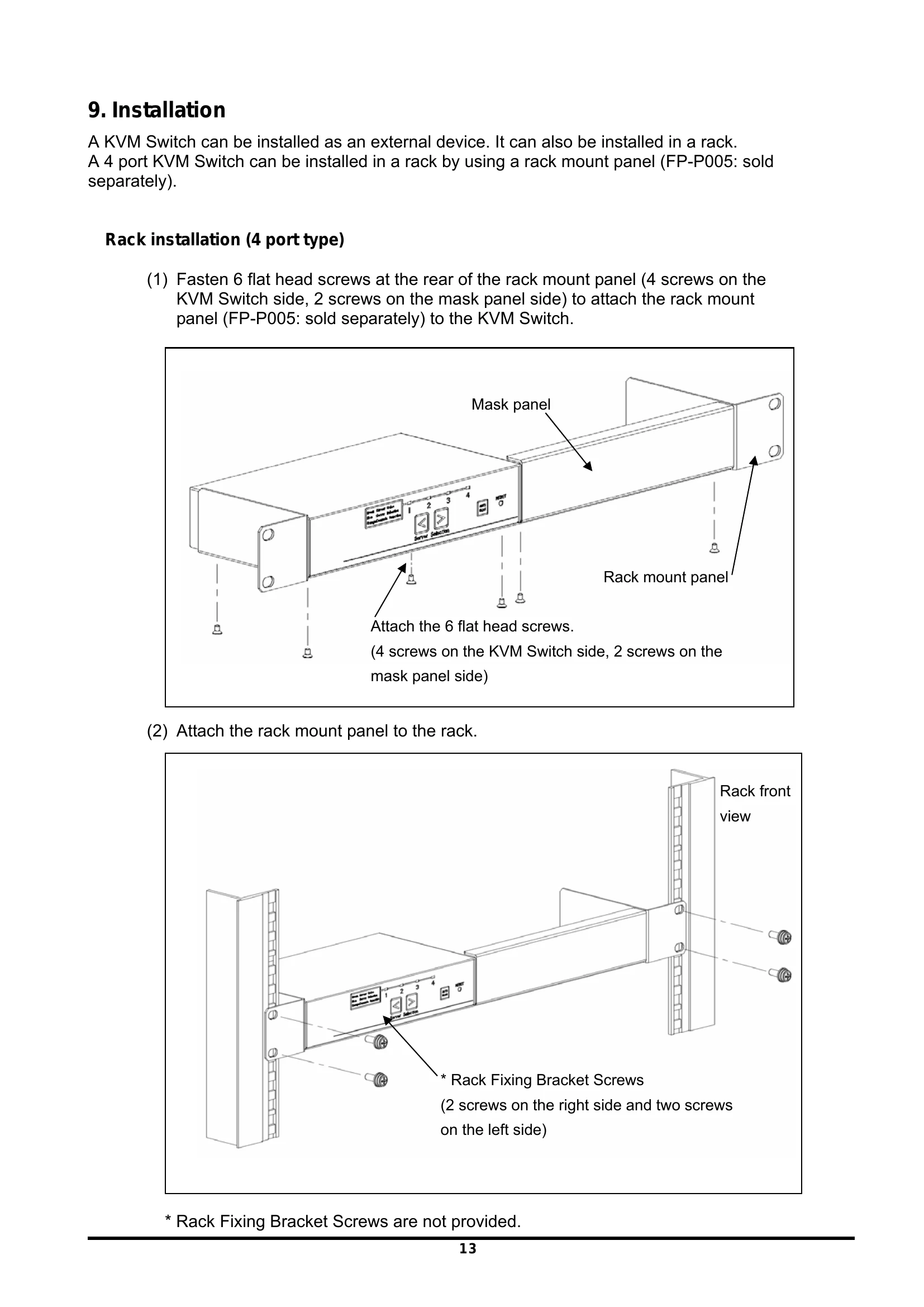 Manual for FS-1104AU/FS-1104MU