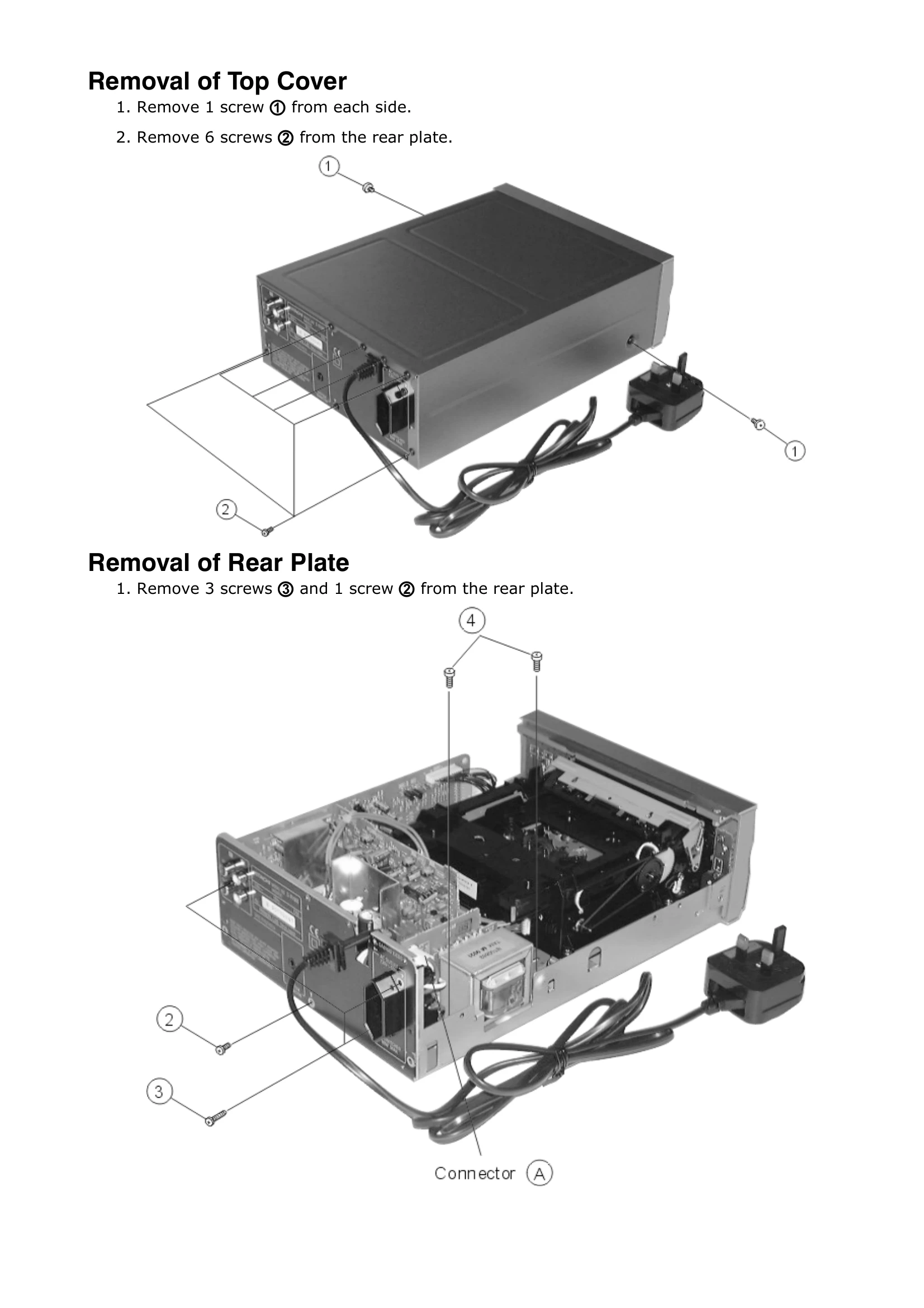 Parts/Service for DR100E