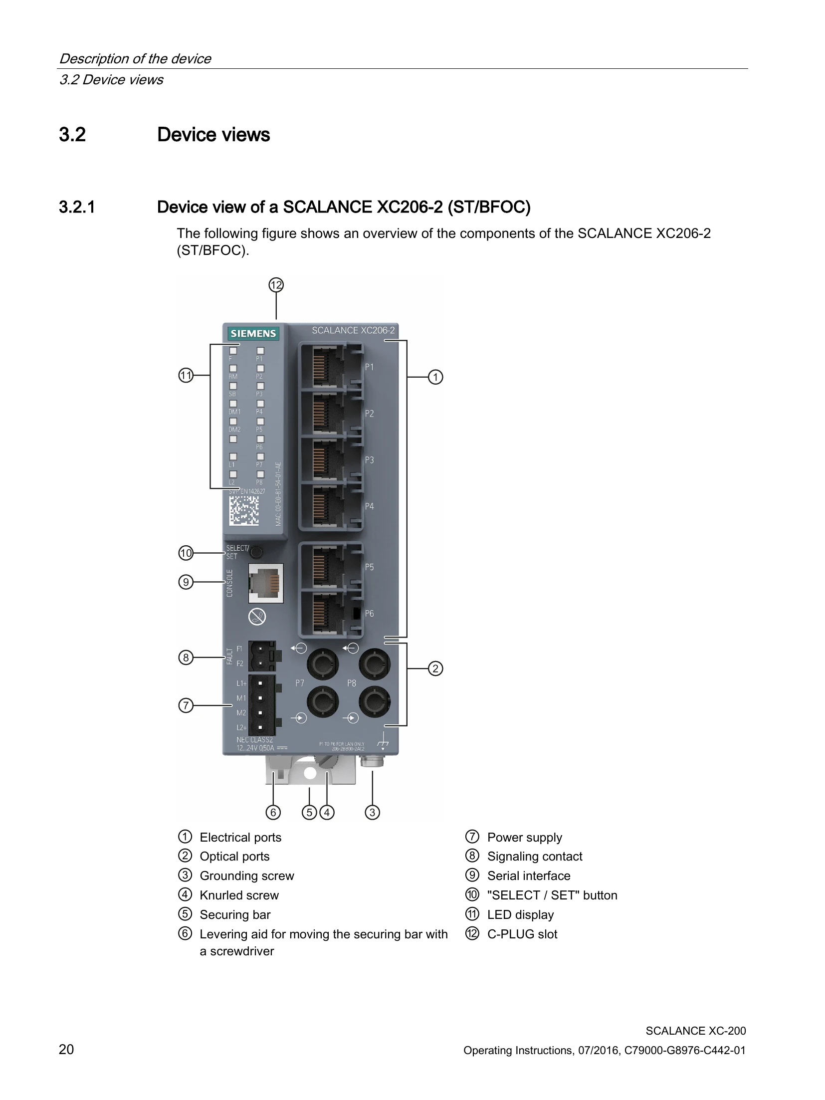 Manual for SCALANCE XC-200