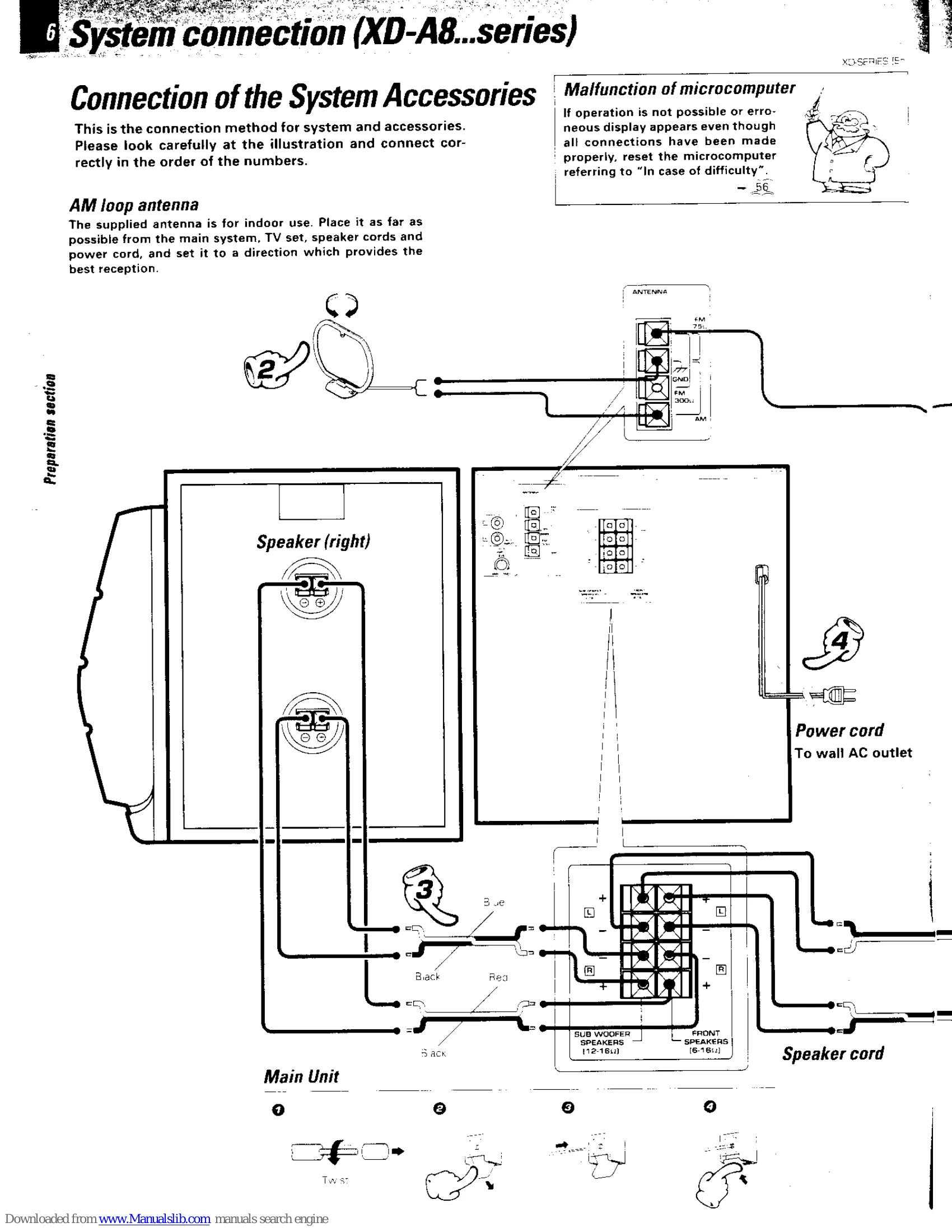 Manual for XD-A8 / XD-A5