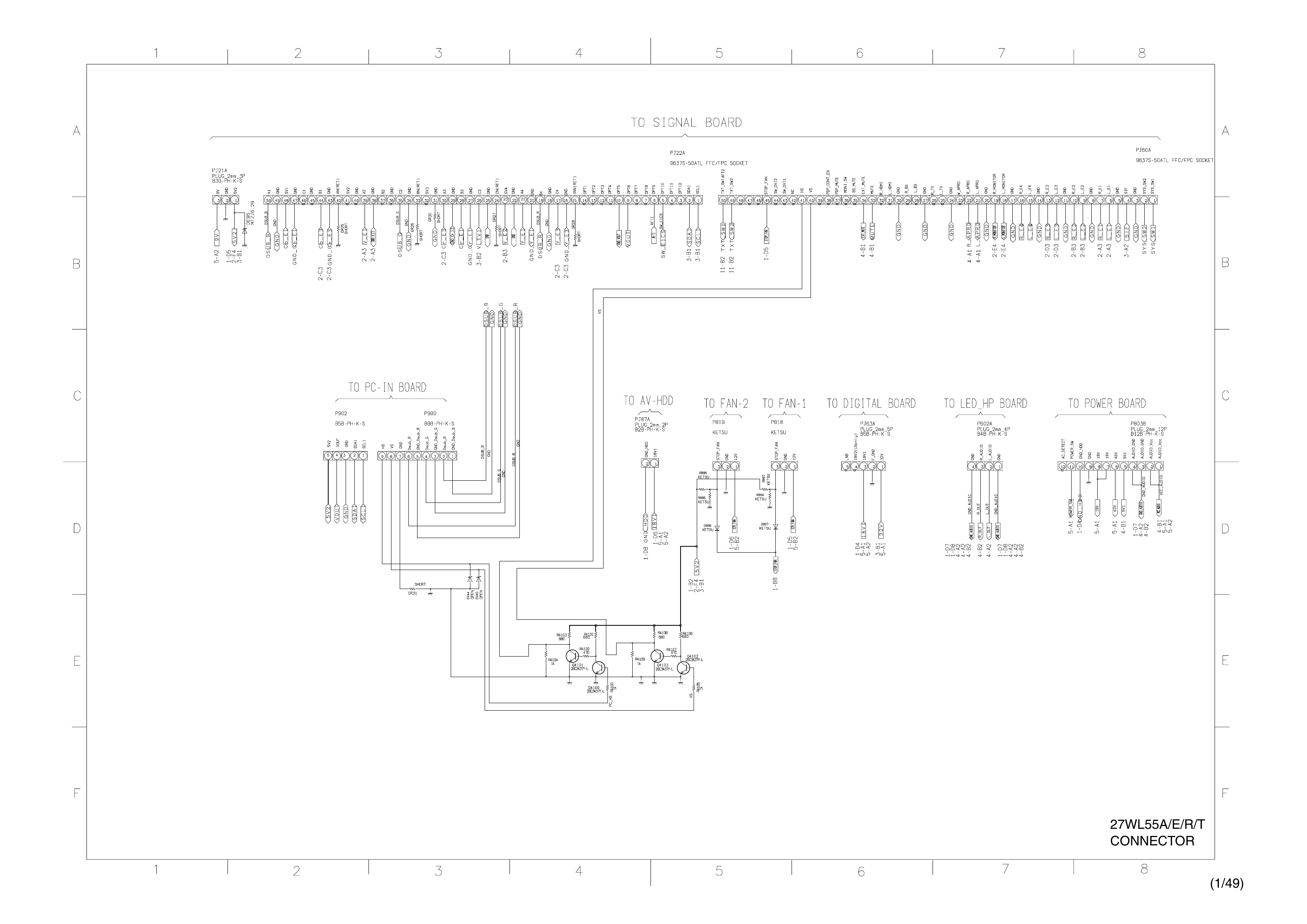 Parts/Service for 27WL55A