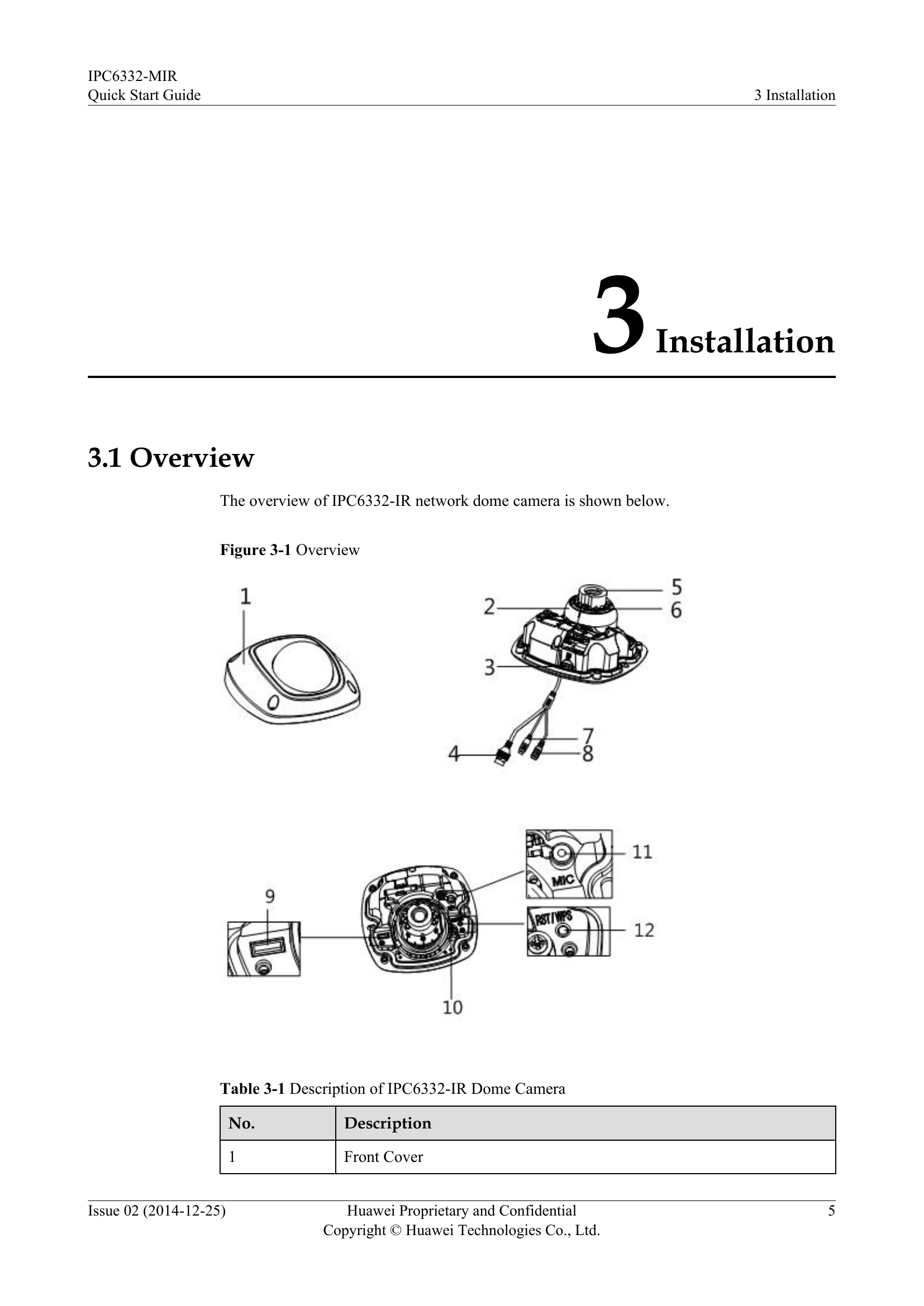 Quick Start Guide for IPC6332-MIR
