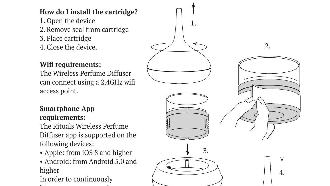 Manual for PERFUME GENIE - Troubleshooting and error codes + PDF Download