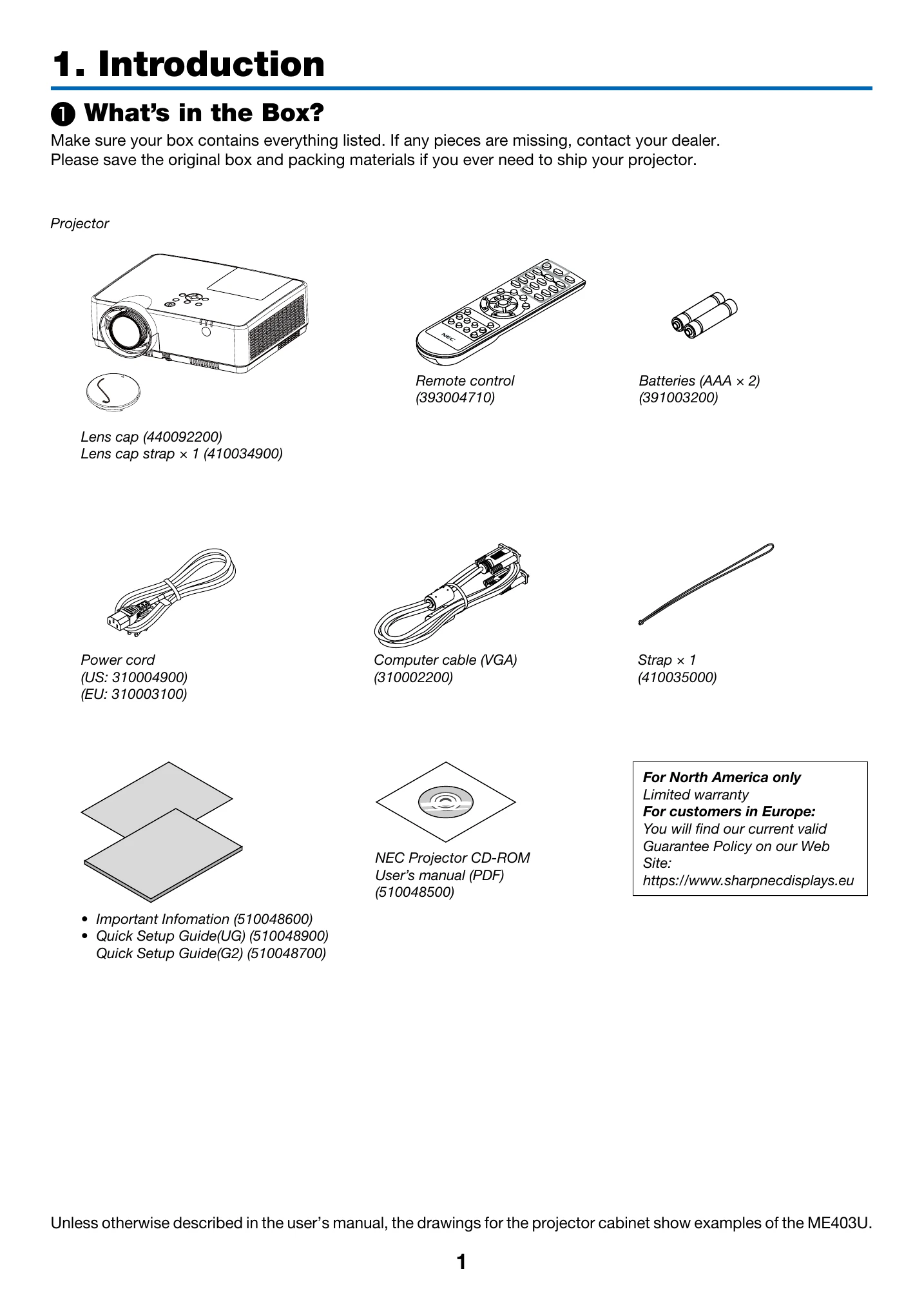 Manual for ME403U/ME423W/ME383W/MC423W/MC393W/ME453X/MC453X