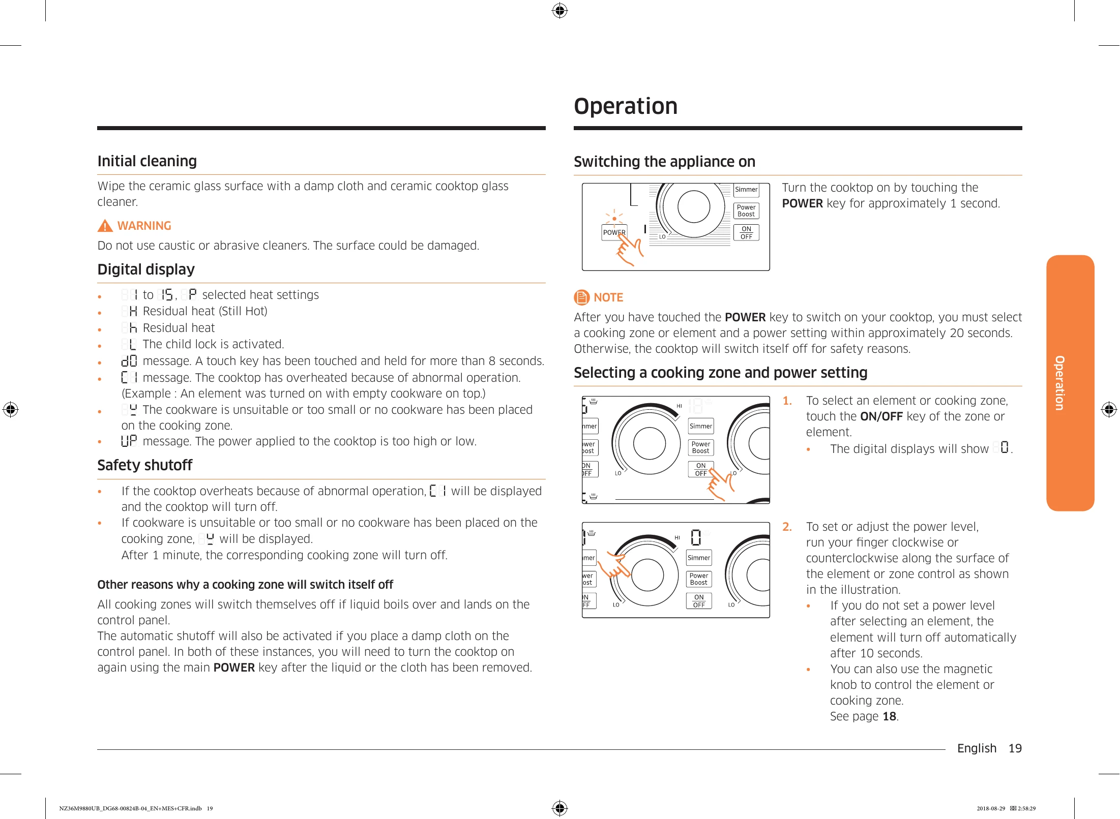 Manual for NZ36M9880U
