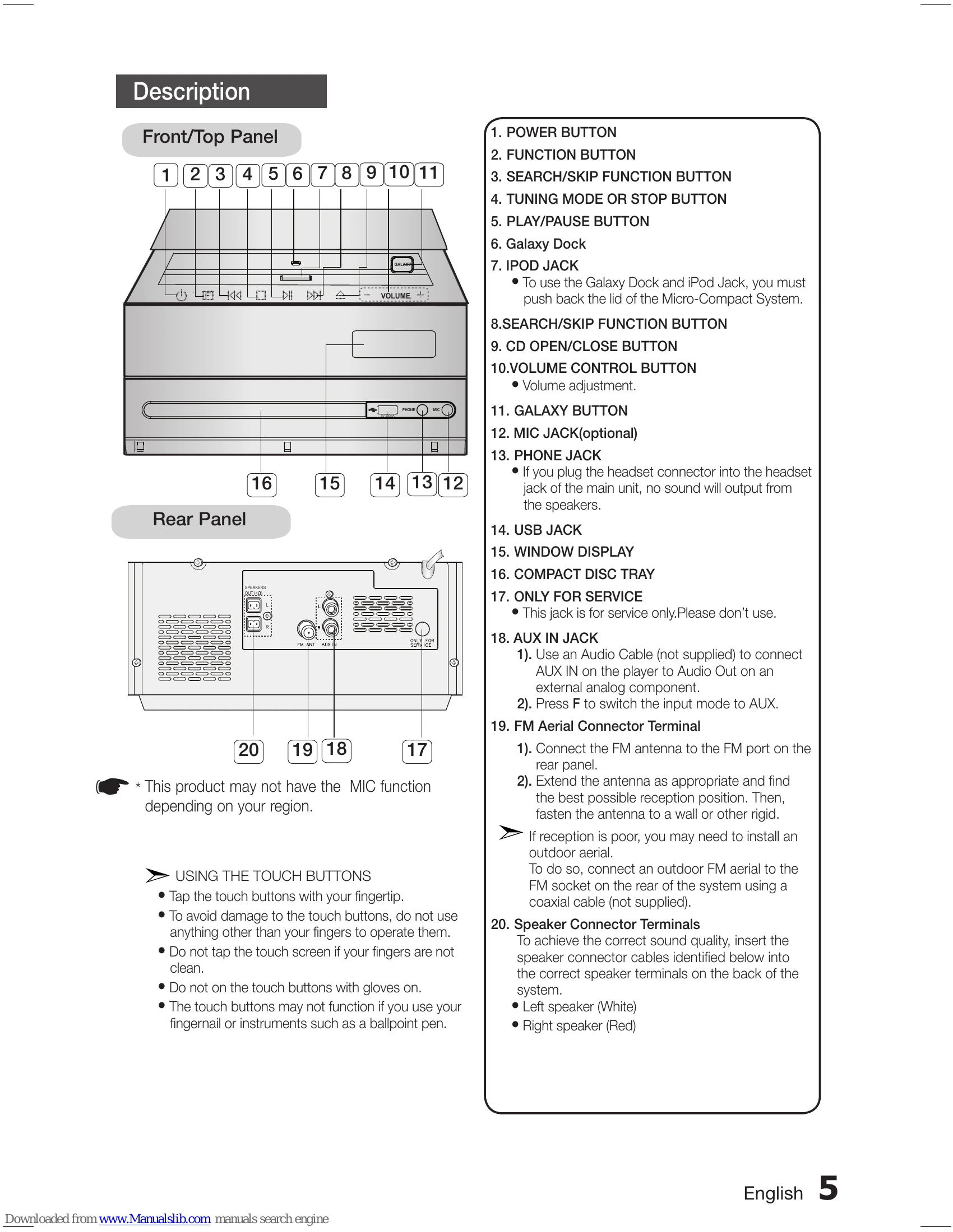 Manual for MM-E430