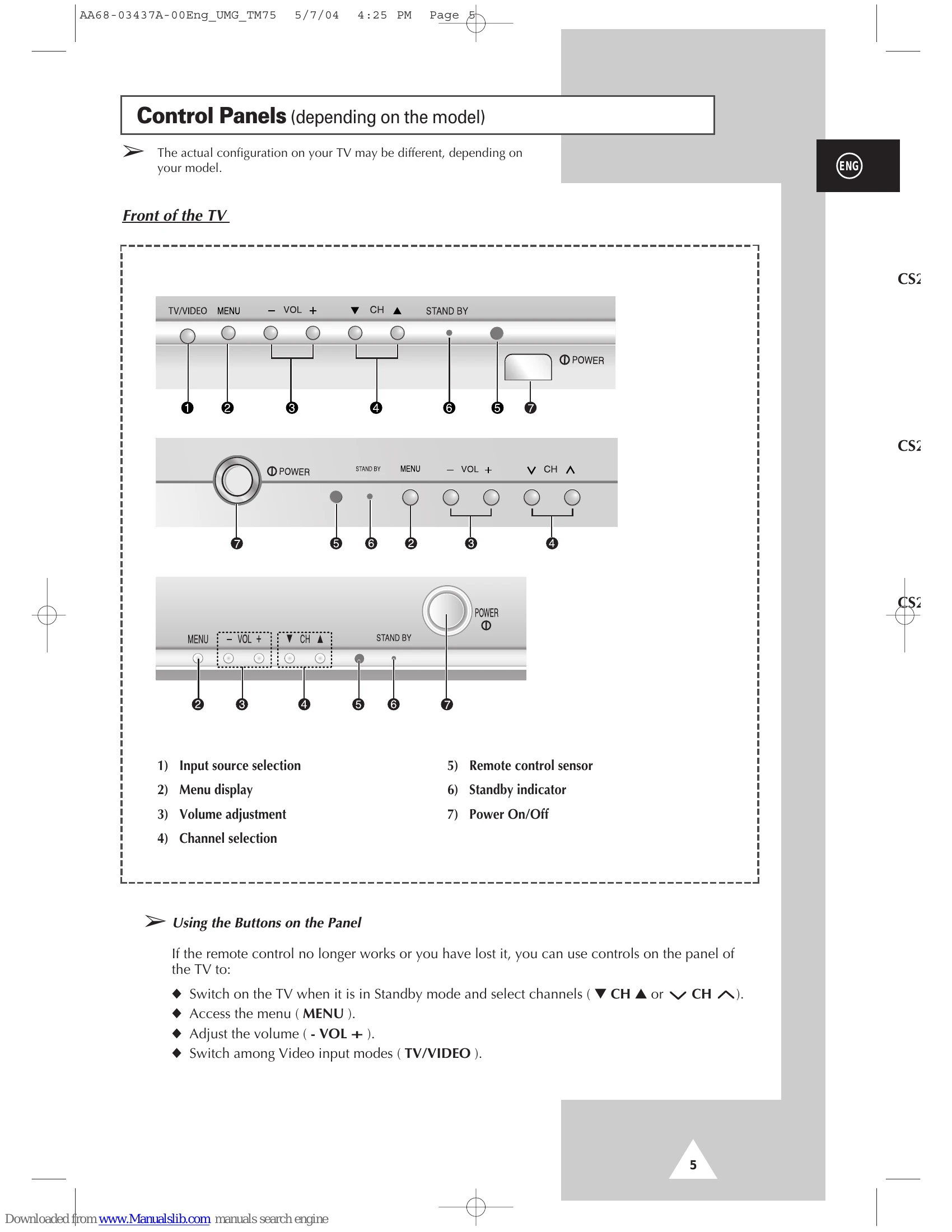 Manual for CS29M6/CS29M20/CS29M16/CS29K3/CS29K5/CS29K10/CS29A11/CS25M6/CS25M20/CS25K10/CS25A11/CS21T10/CS21T20/CS21A11/CS21M7/CS21M20/CS21S8