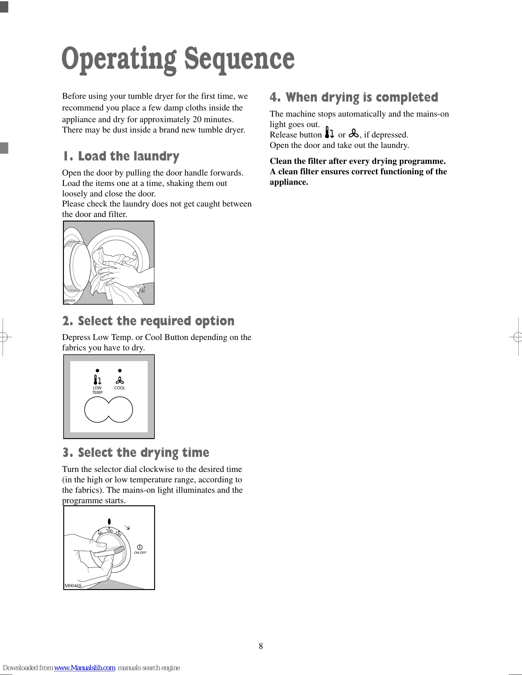 Manual for TD 4112 W