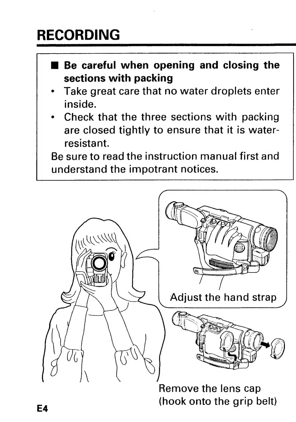 Manual for VM-H80E