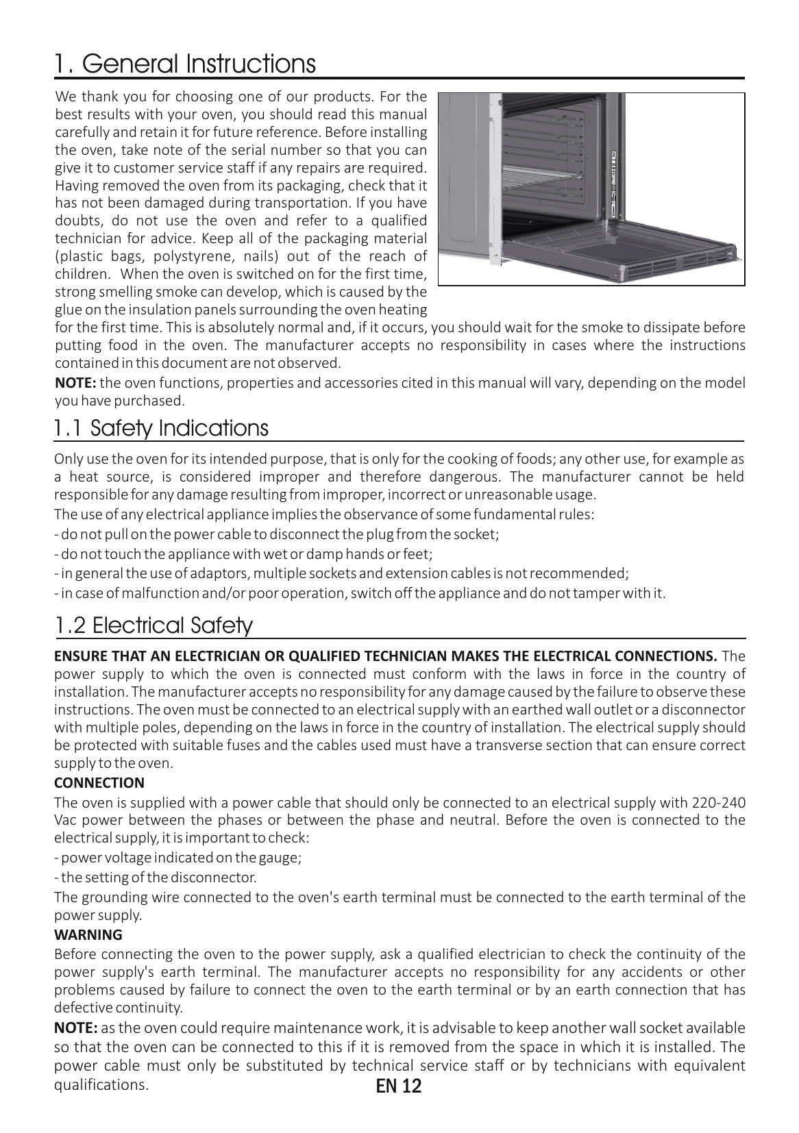 Manual for HWO60S4LMB2