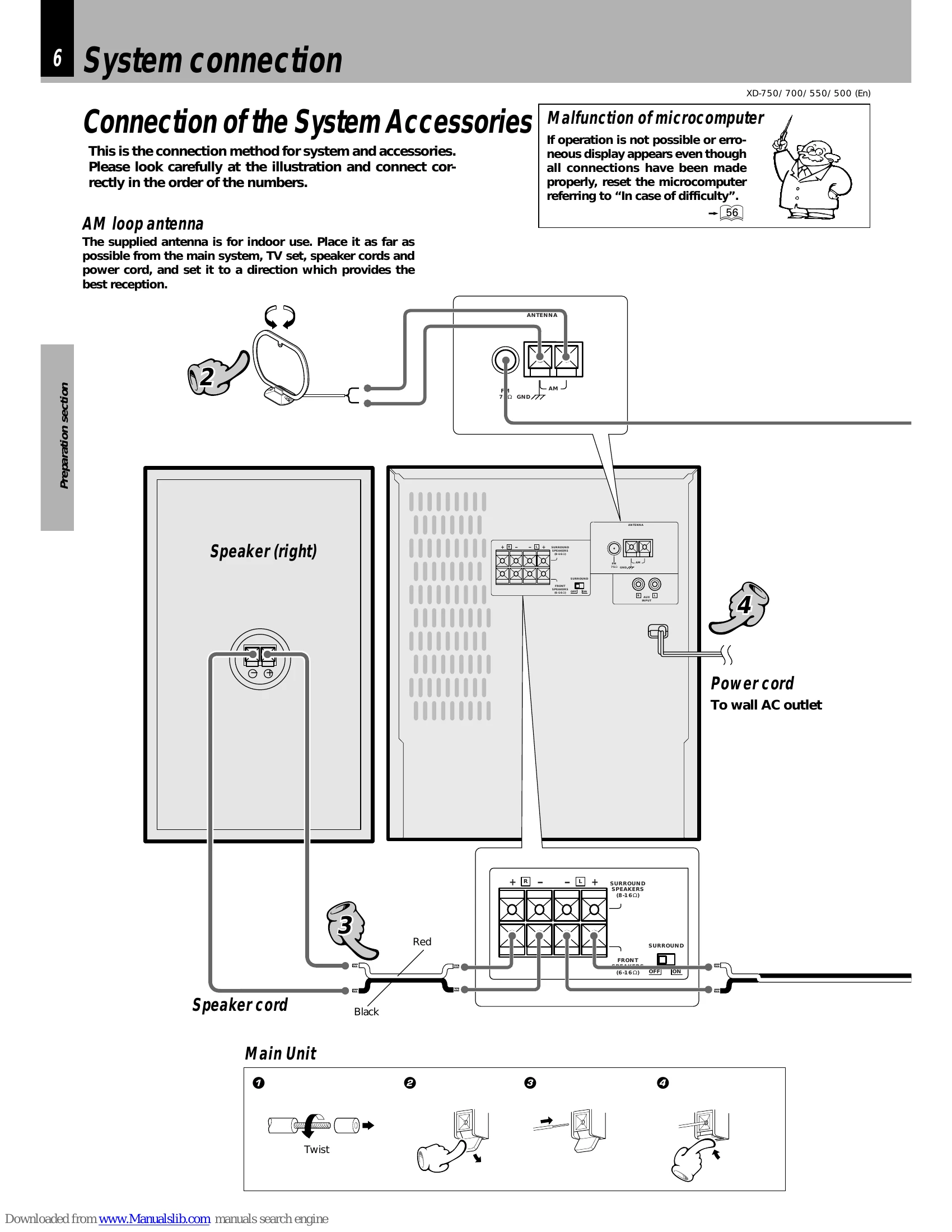 Manual for XD-750/ 700/ 550/ 500