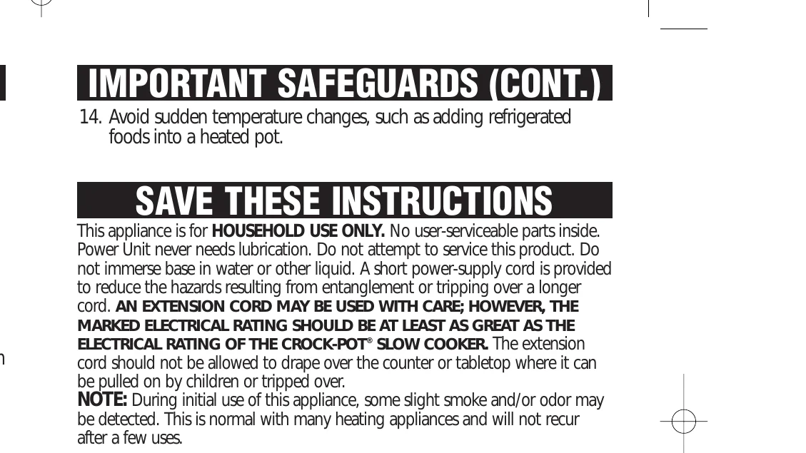 Manual for CROCK POT STONEWARE SLOW COOKER - Troubleshooting and error codes + PDF Download
