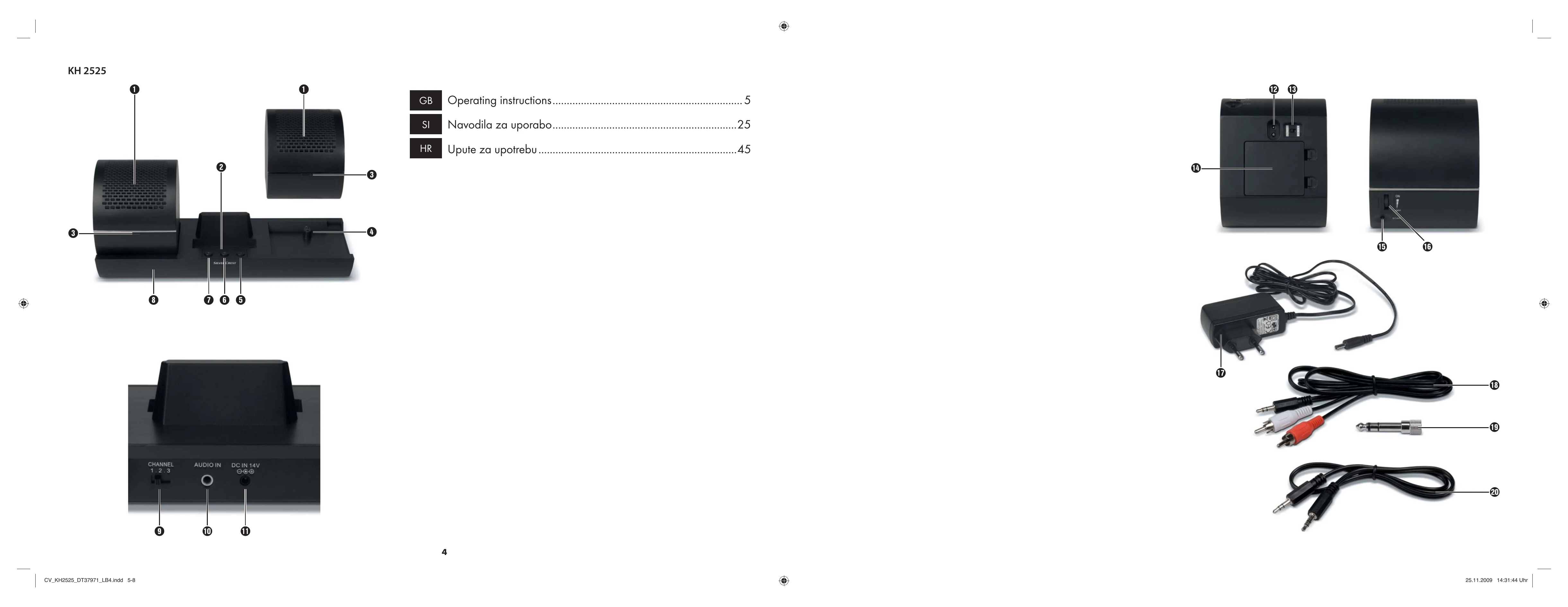 Manual for KH 2525