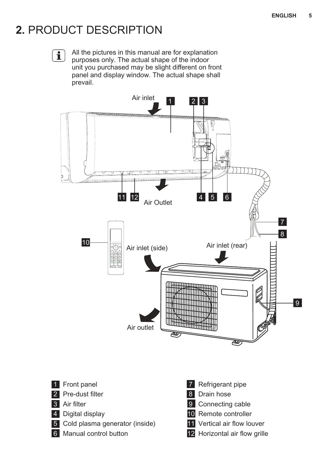 Manual for EXN09C58HW