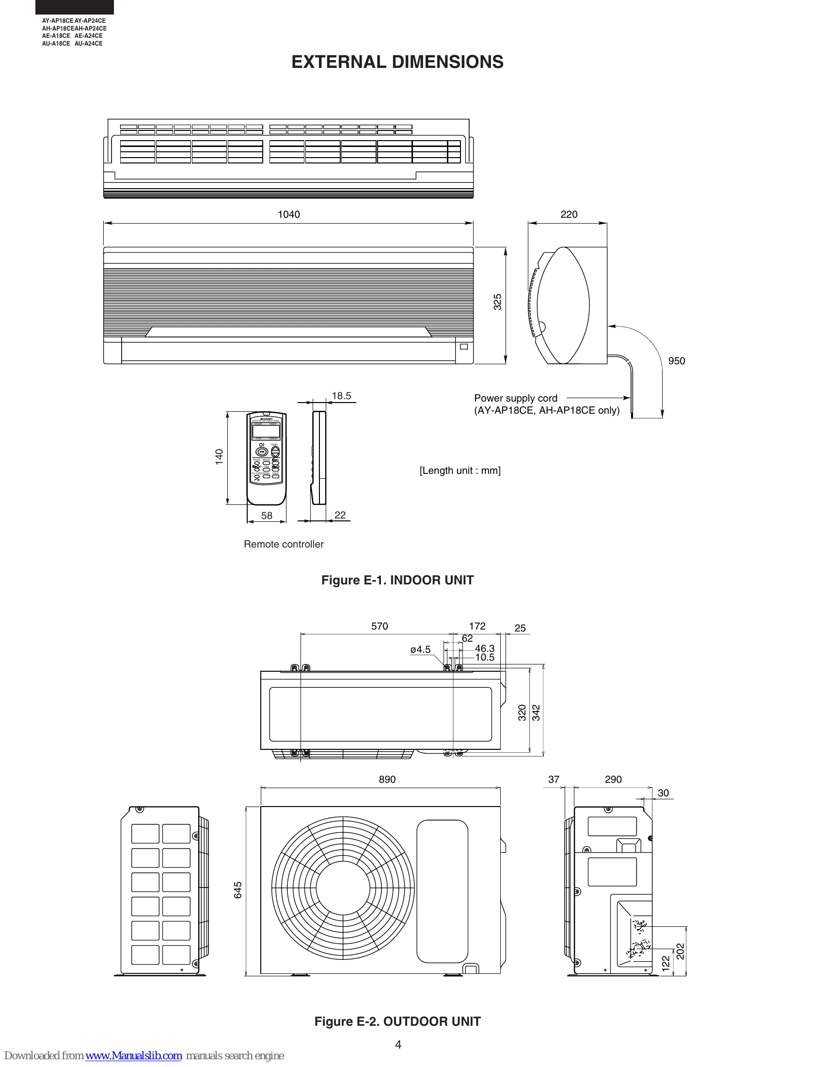 Manual for AH-AP18CE