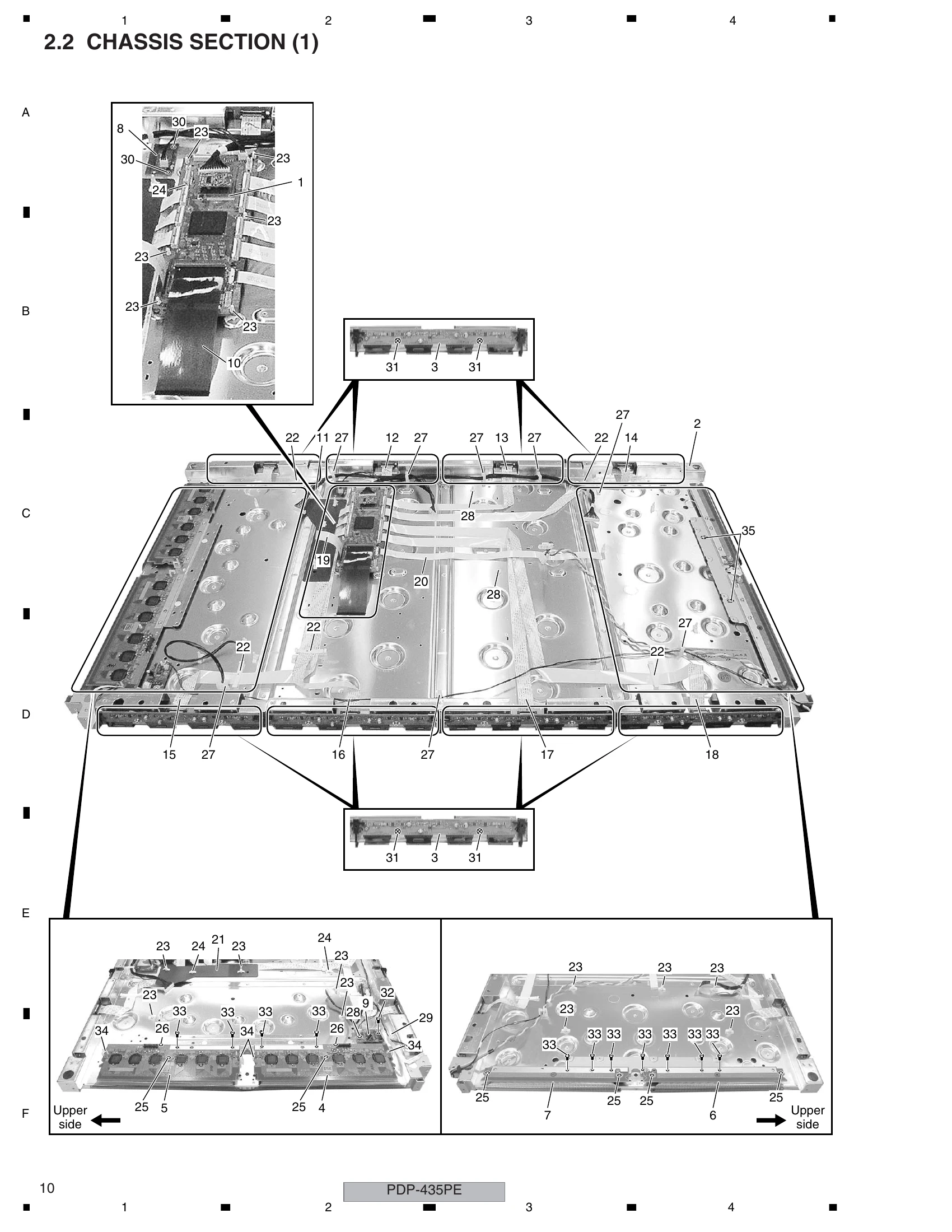 Parts/Service for PDP-435PE