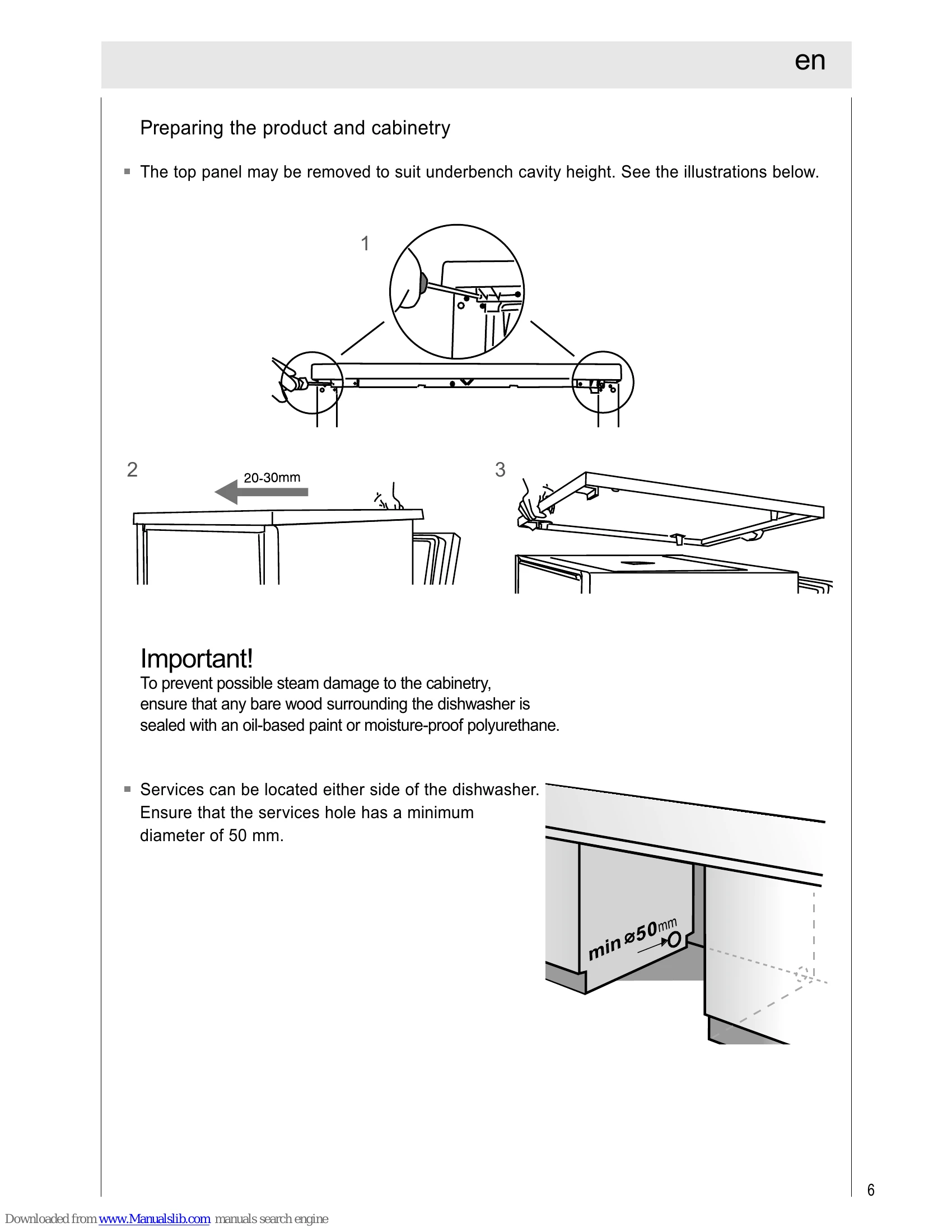 Manual for HDW9-TFE3WH
