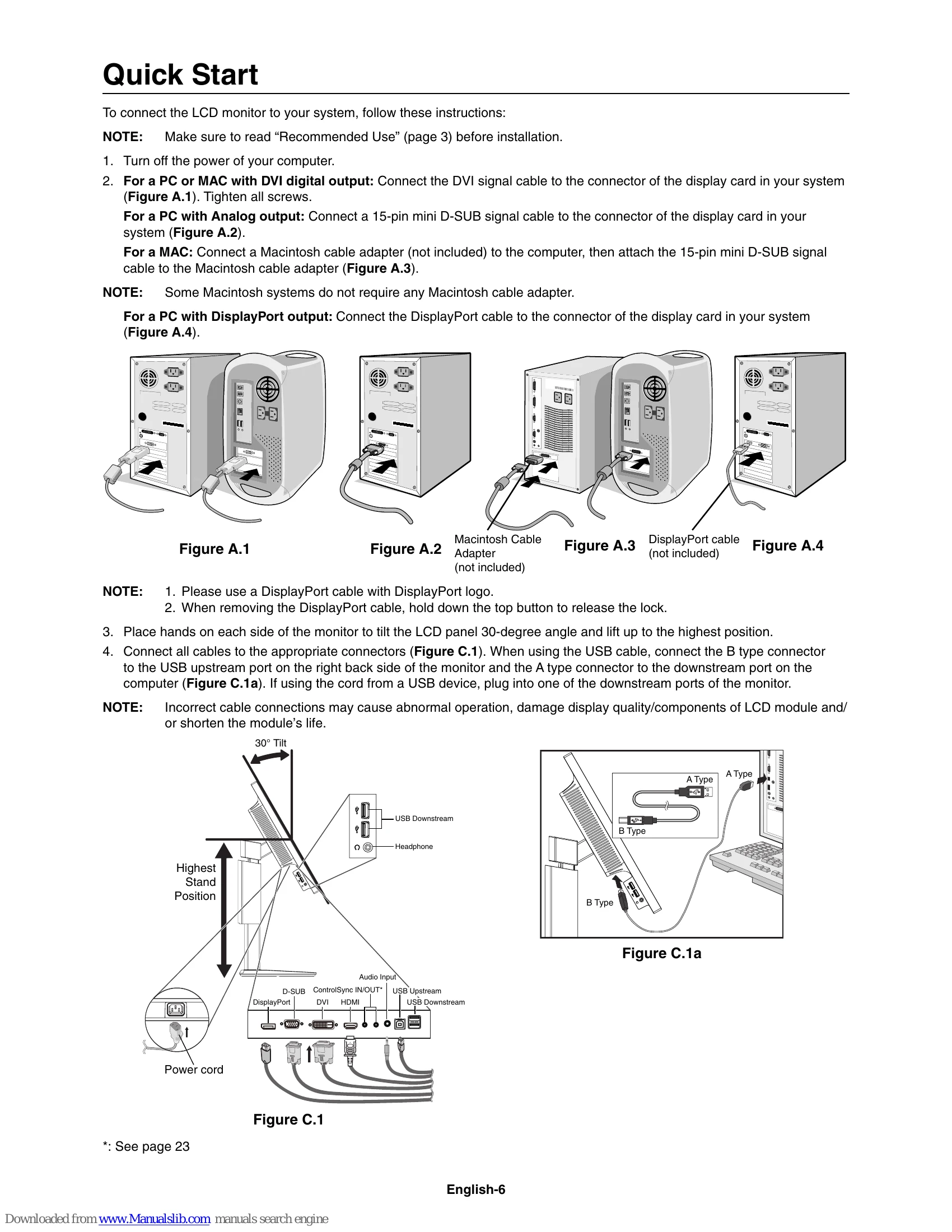 Manual for MultiSync EA244WMi