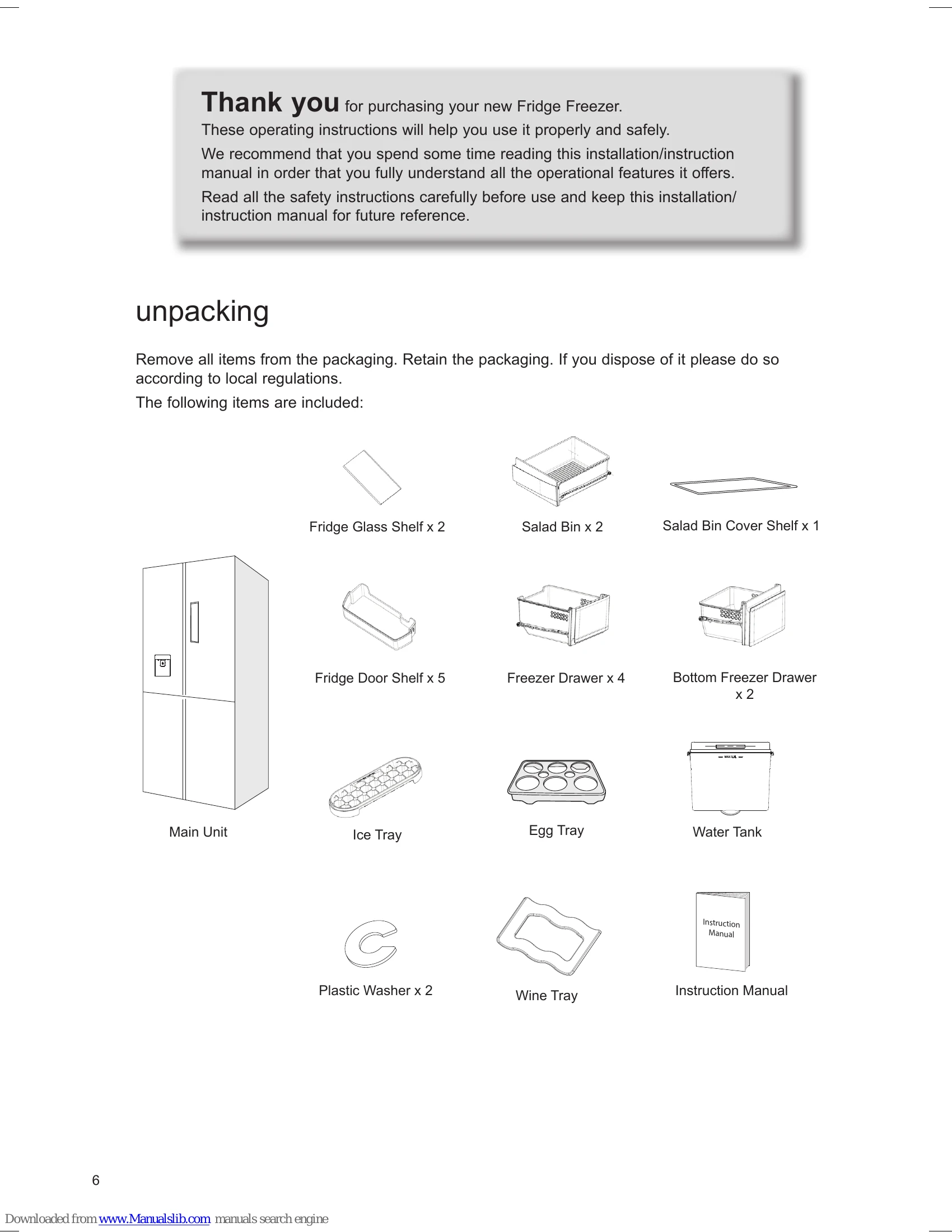 Manual for K4D496X18