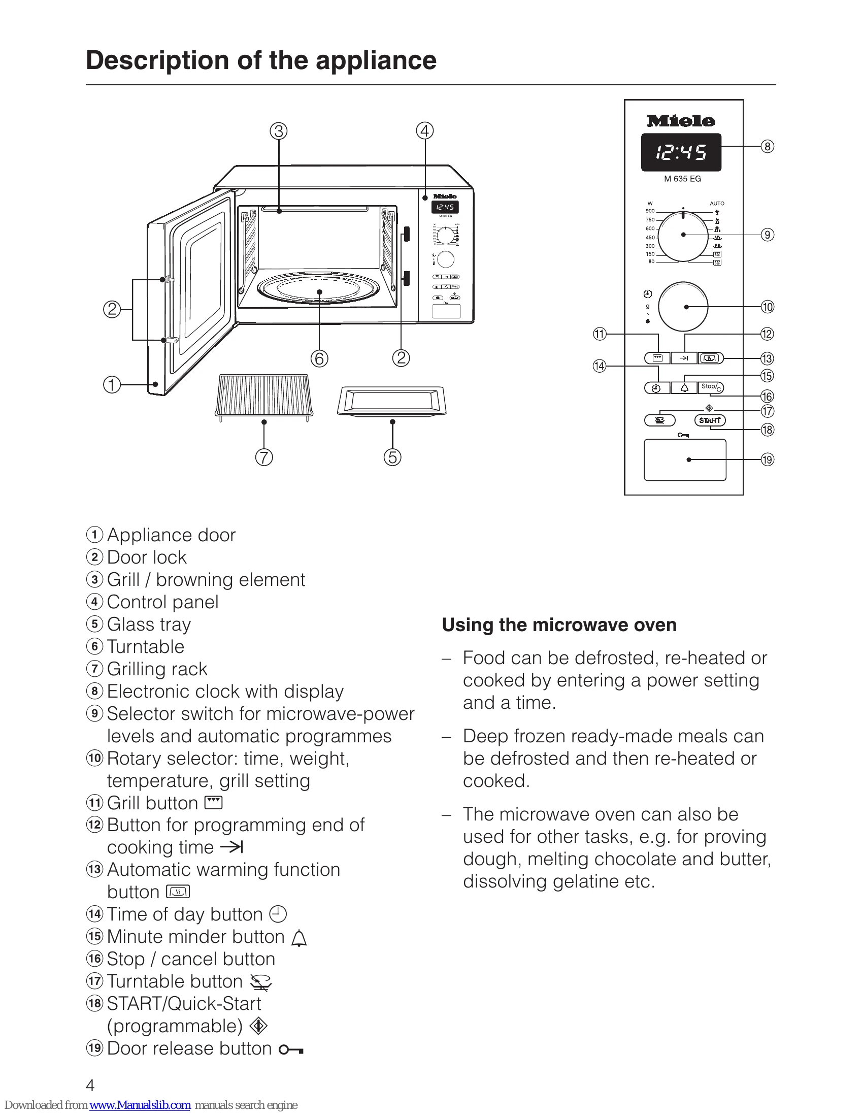 Manual for M 635 EG