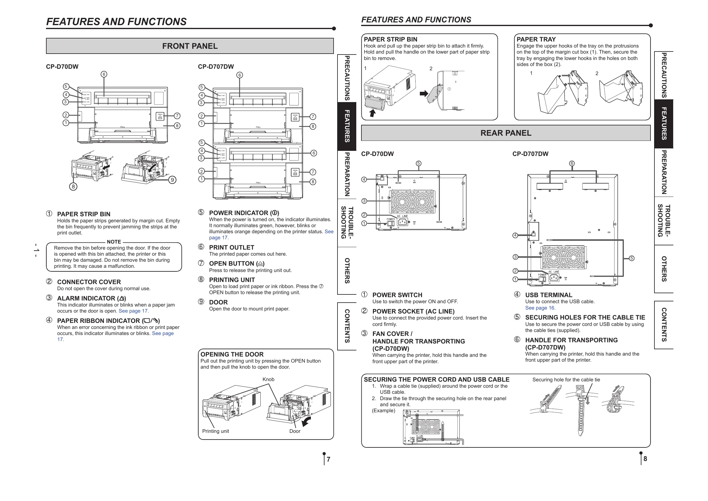 Manual for CP-D70DW