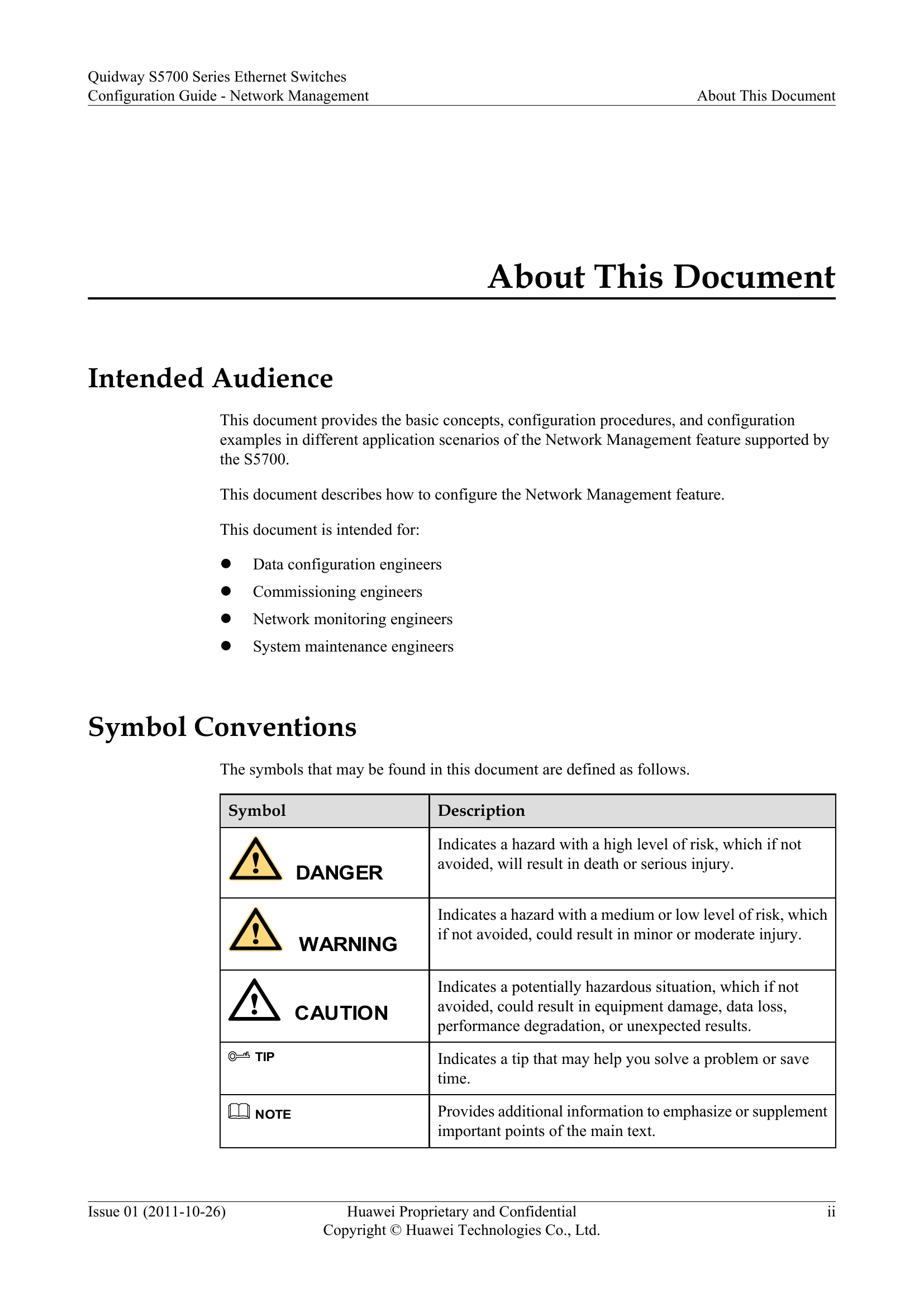 Manual for S5700