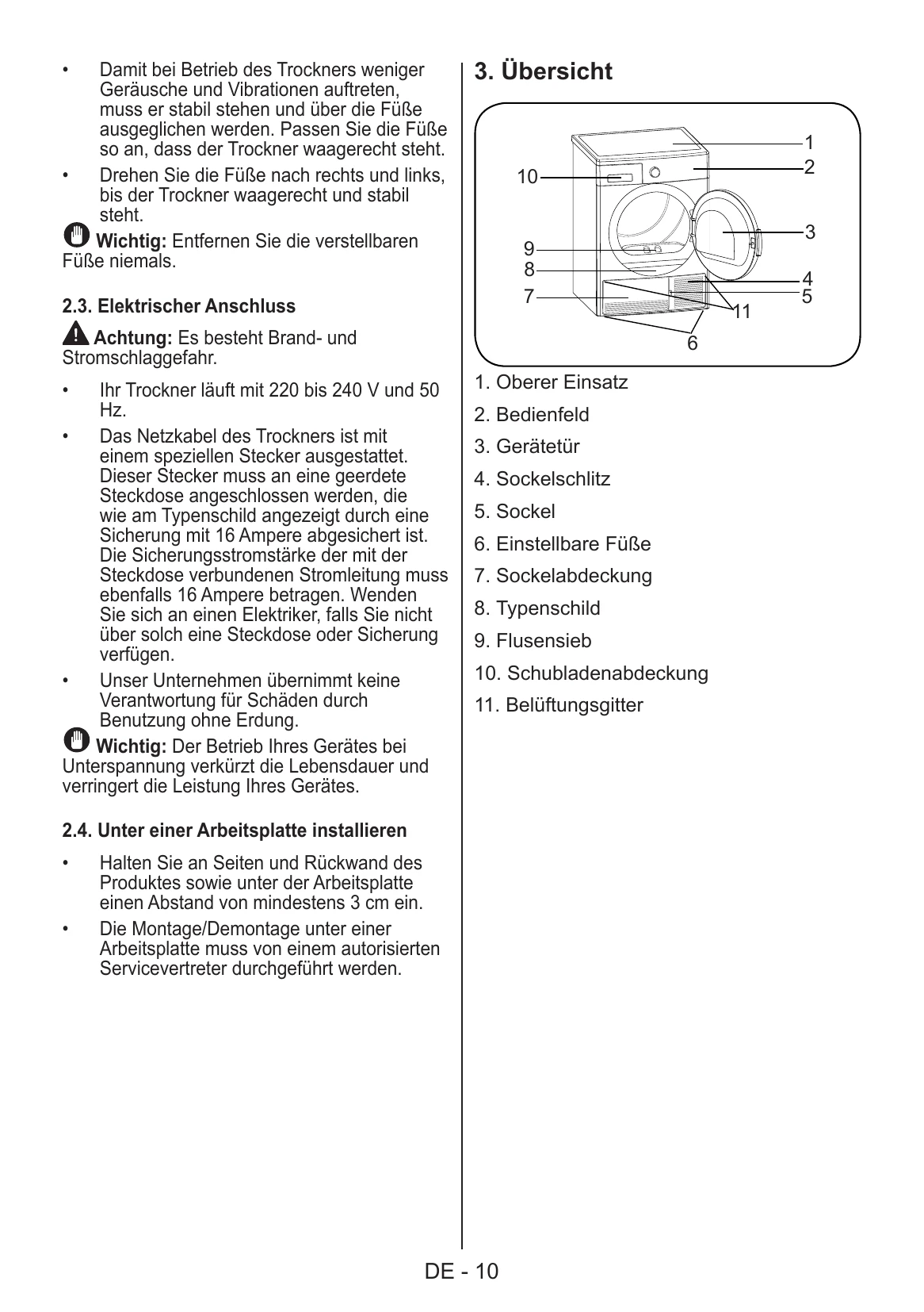 Manual for KD-GCB8S7PW9-DE