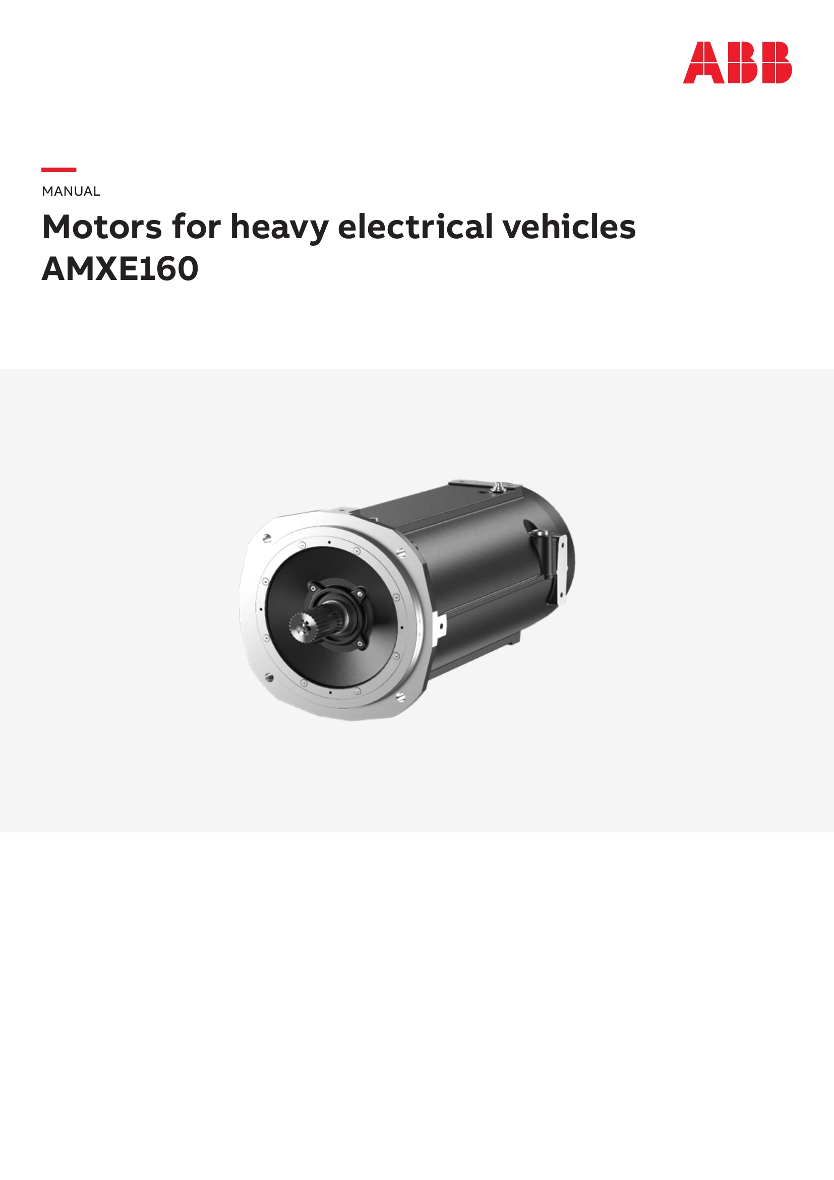 Manual for AMXE160