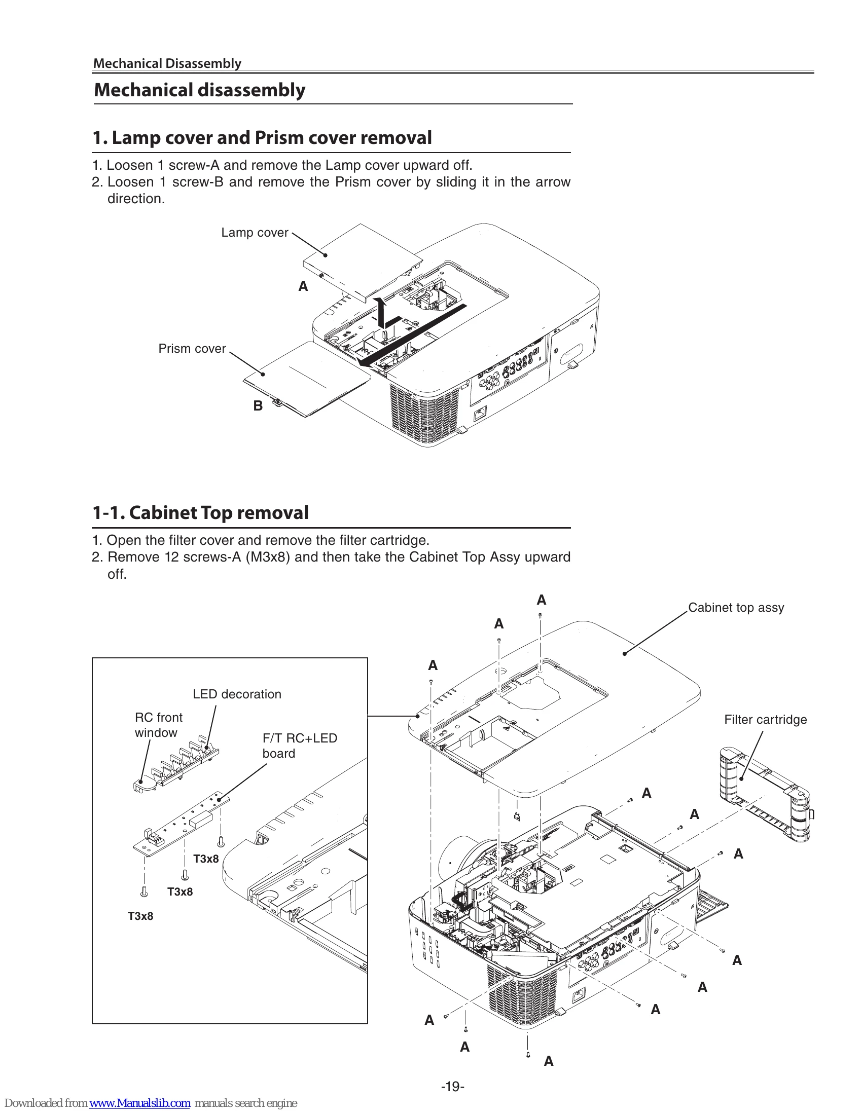 Parts/Service for PLC-XM100