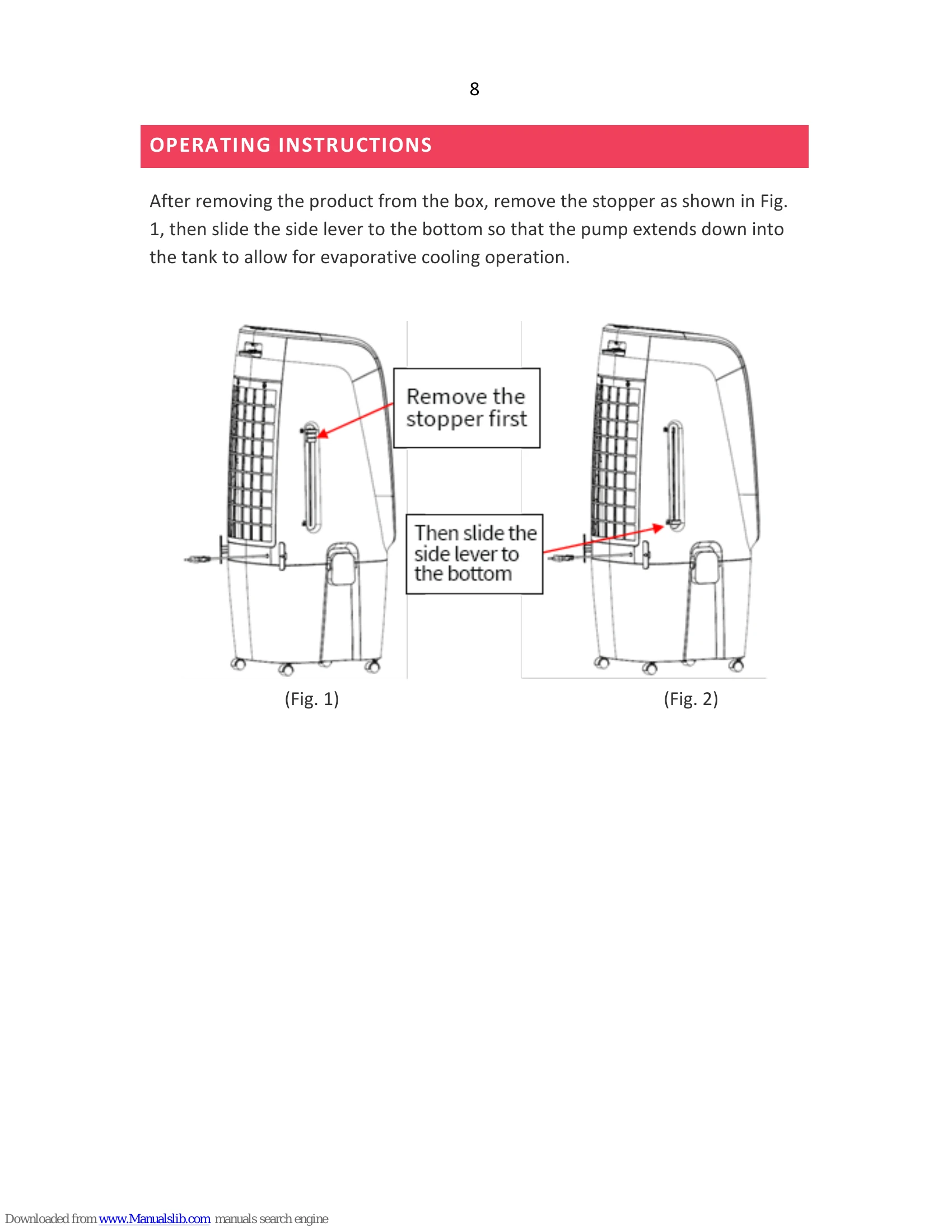 Manual for EC300W-FA