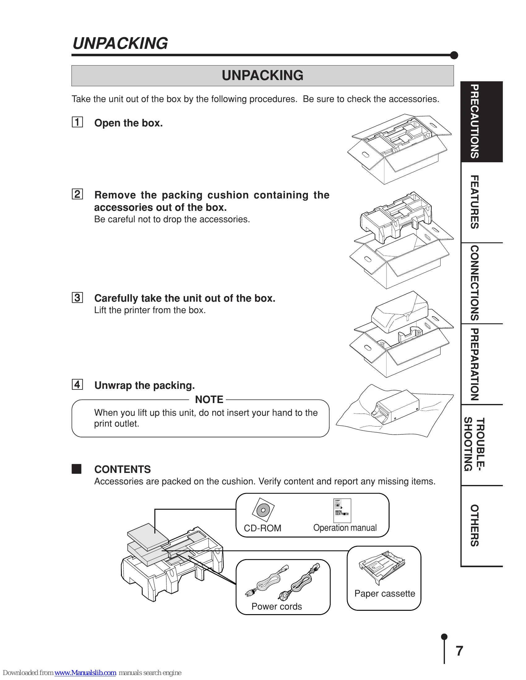 Manual for CP30DW