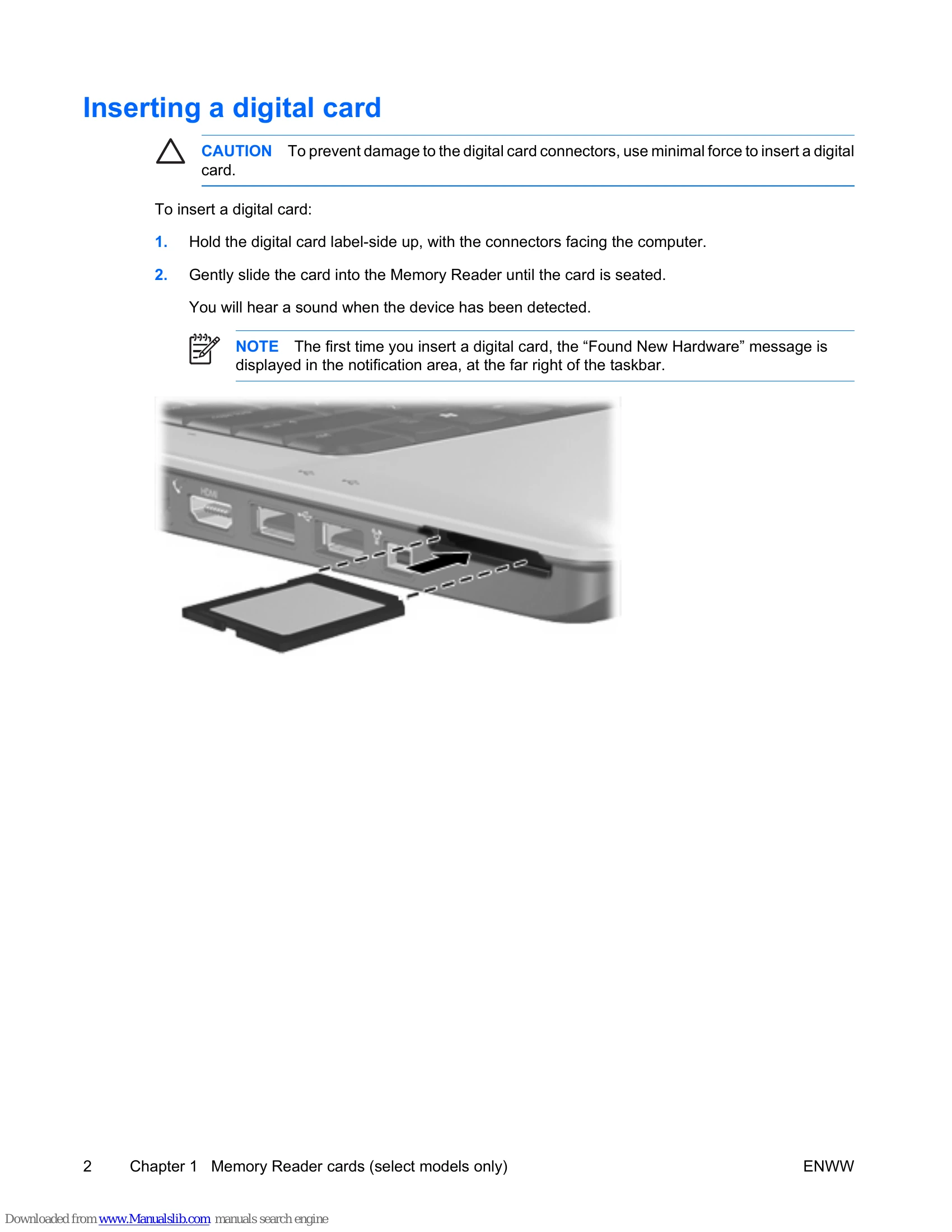 Manual for 416624-001